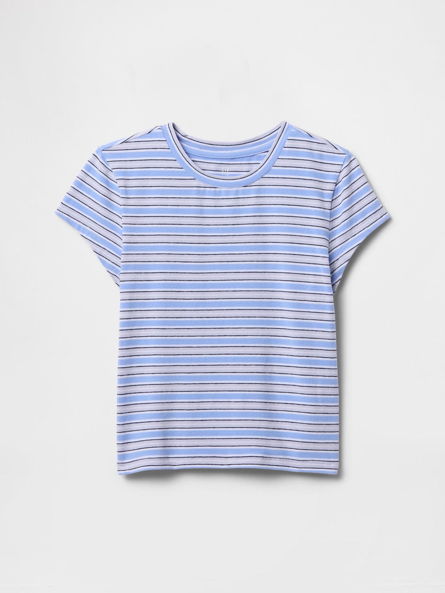 Mavi Yuvarlak Yaka T-shirt