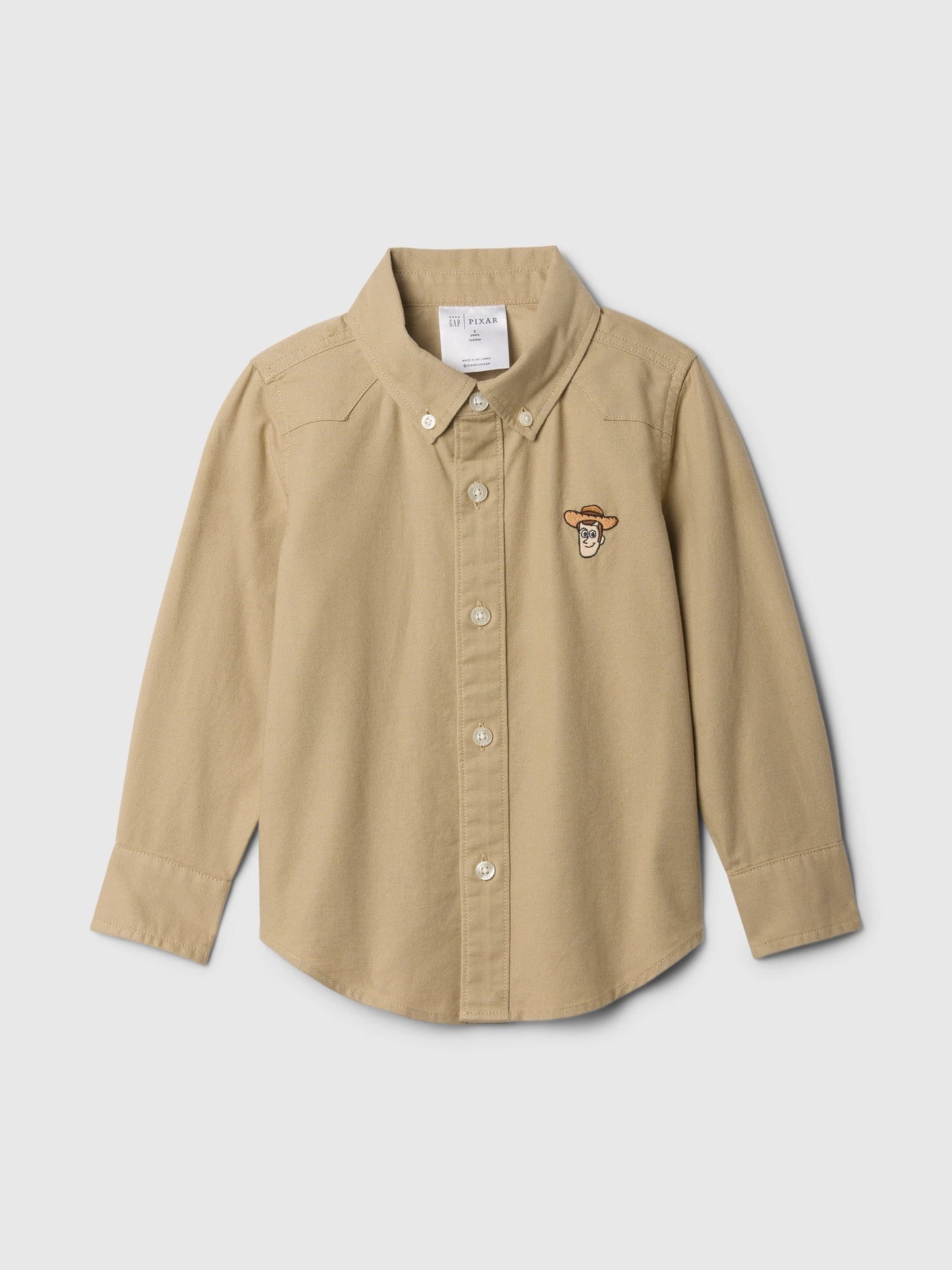 Kahverengi Gap × Disney Oxford Gömlek