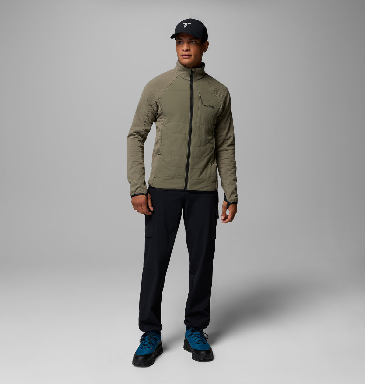 Arctic Crest Ii Hybrid Tam Fermuarlı Erkek Polar Üst