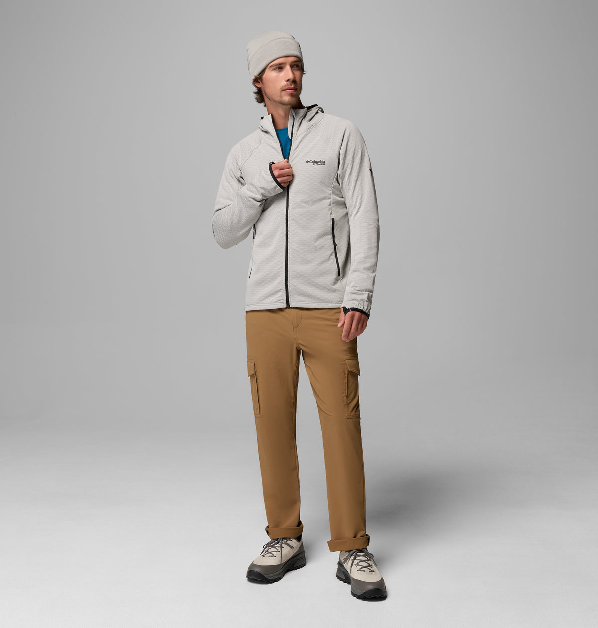 Arctic Crest Ii Kapüşonlu Tam Fermuarlı Erkek Polar Üst
