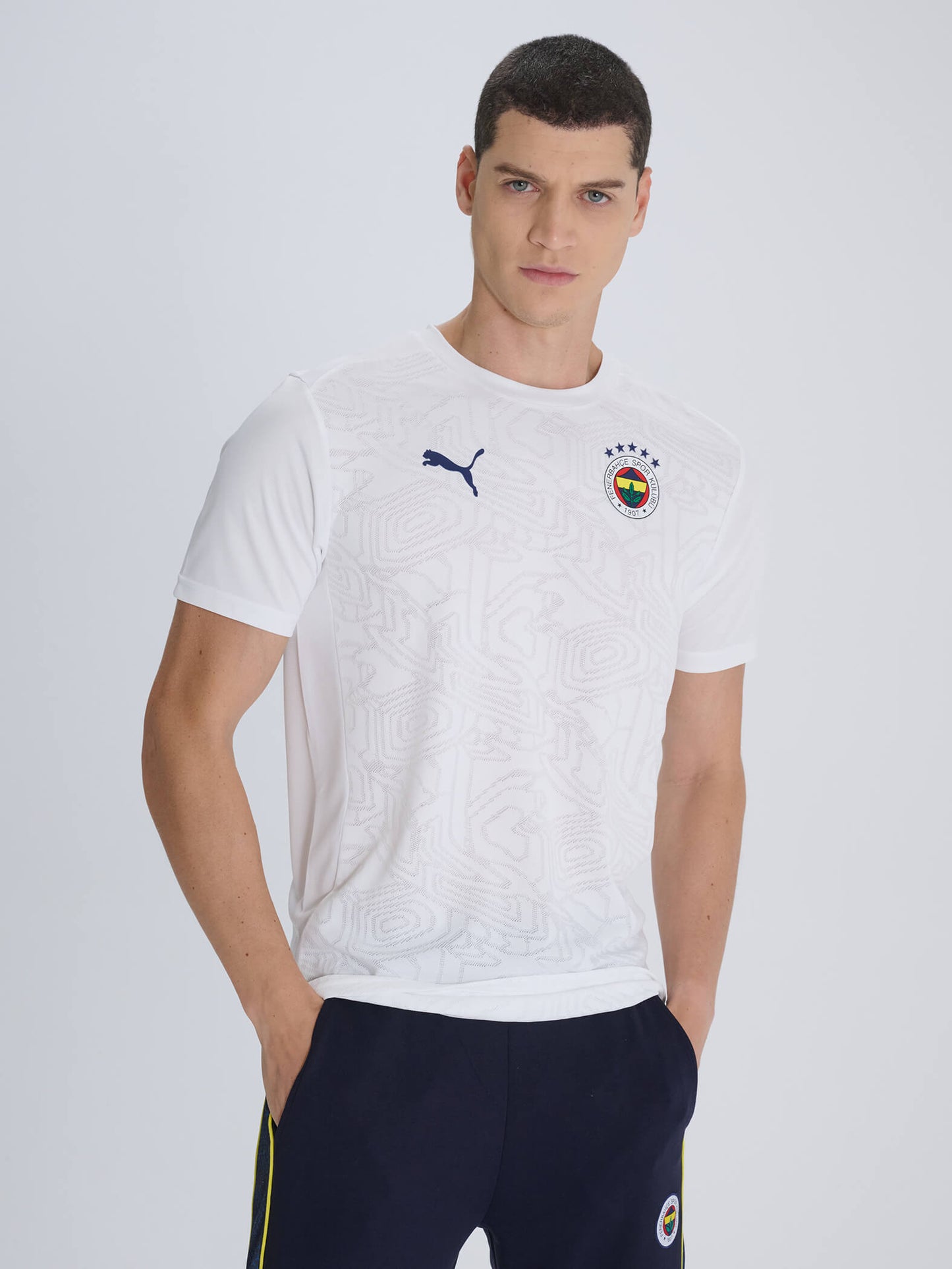 Fenerbahçe 2024/2025 A Takım Beyaz Hoca Antrenman Tshirt