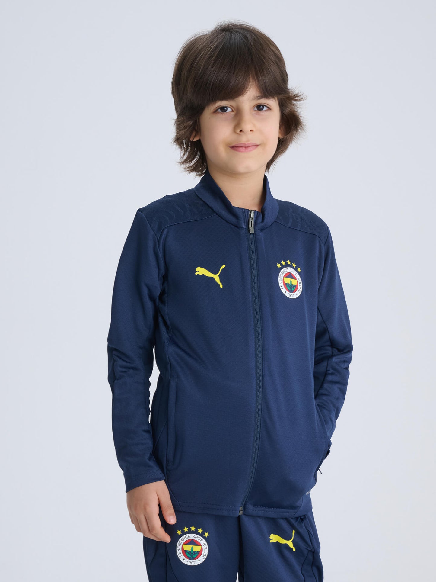 Fenerbahçe 2024-2025 A Takım Lacivert Jr Tam Fermuarlı Sweatshirt