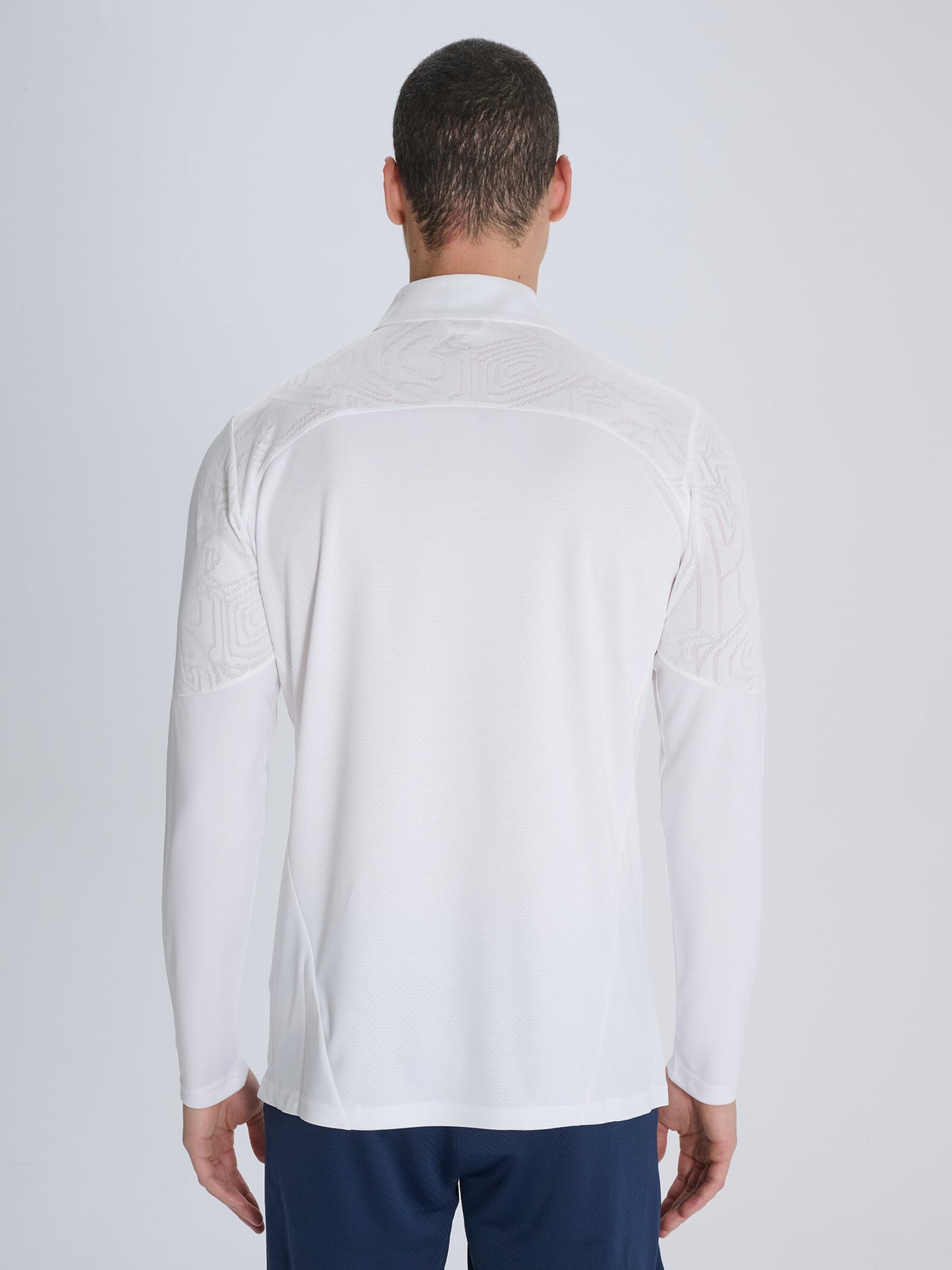 Fenerbahçe 2024/2025 A Takım Beyaz Hoca Yarım Fermuarlı Sweatshirt