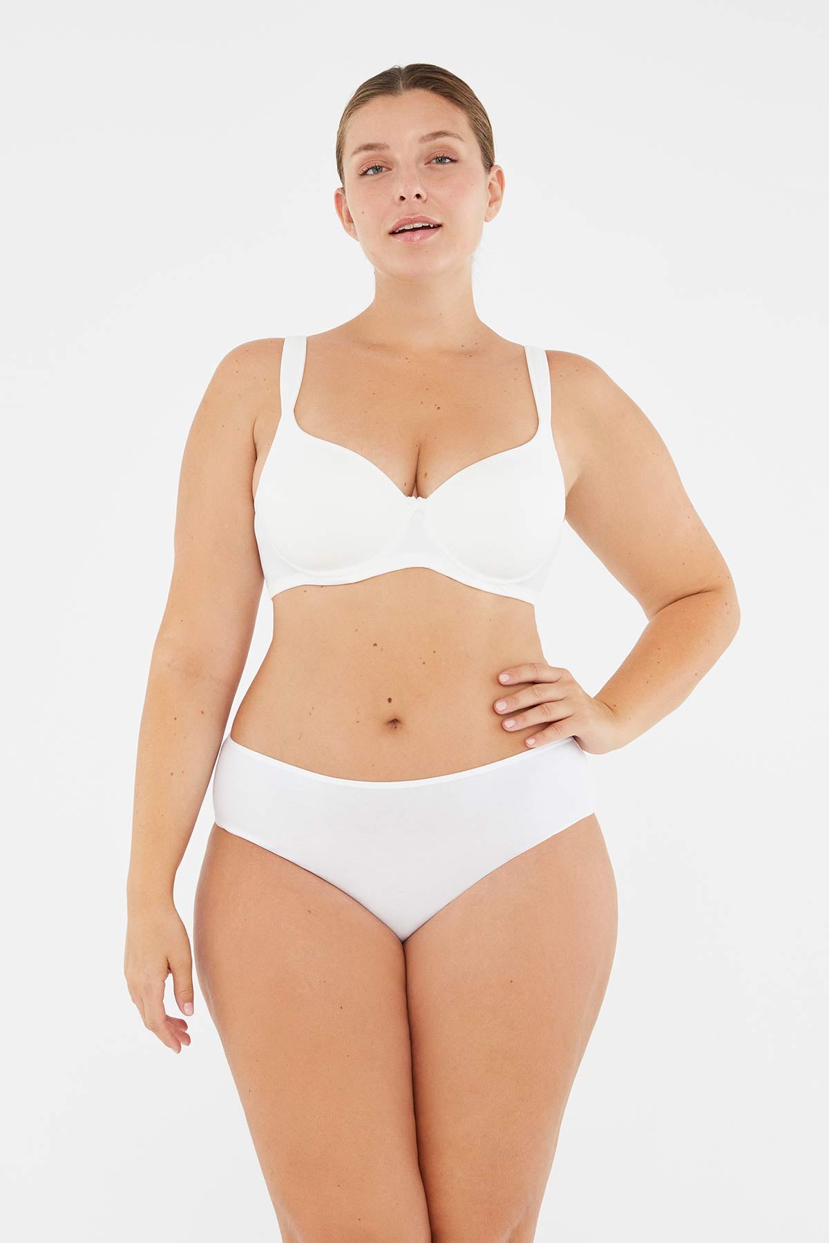 Ekru Angel Toparlayıcı Dolgusuz Sütyen