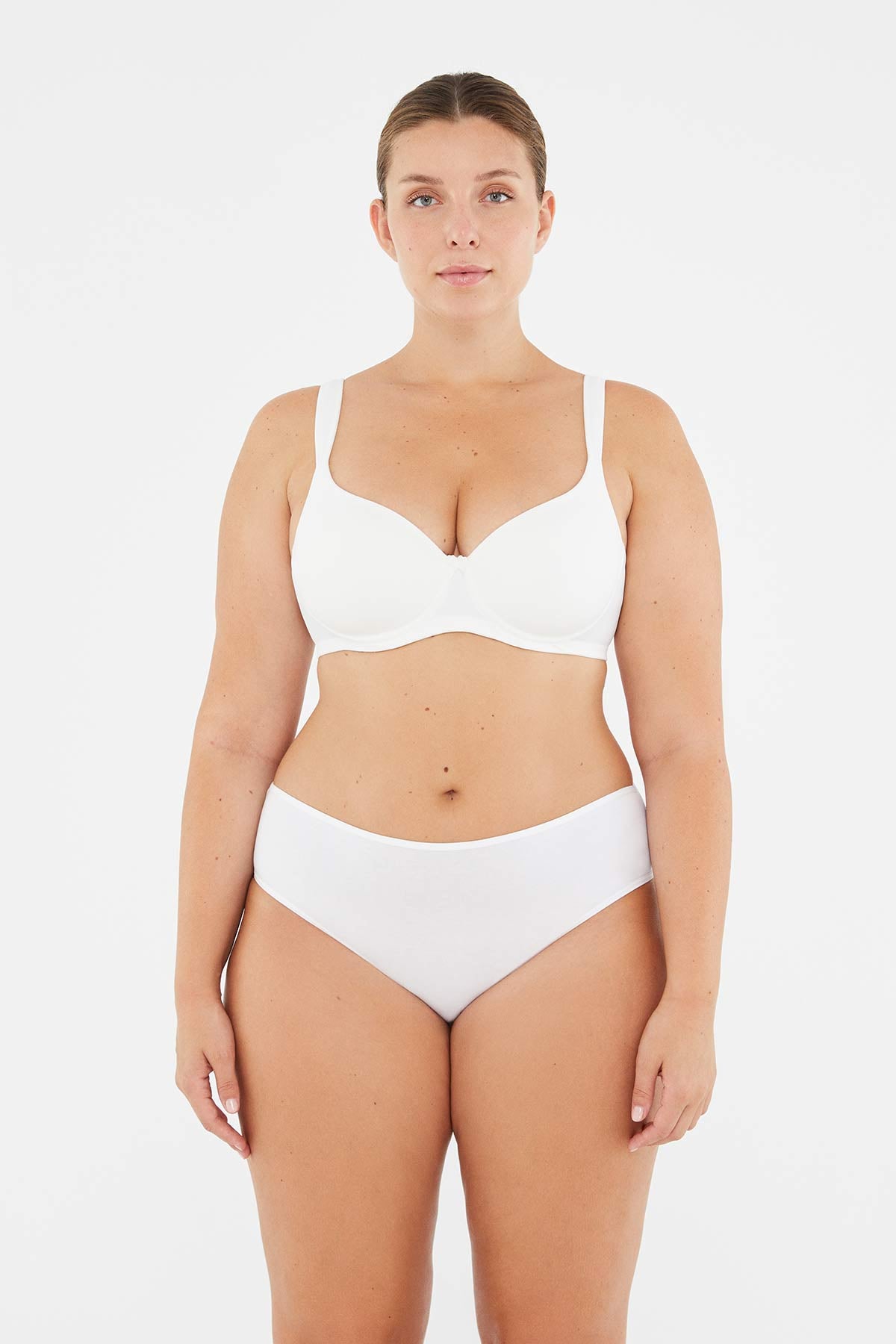 Ekru Angel Toparlayıcı Dolgusuz Sütyen