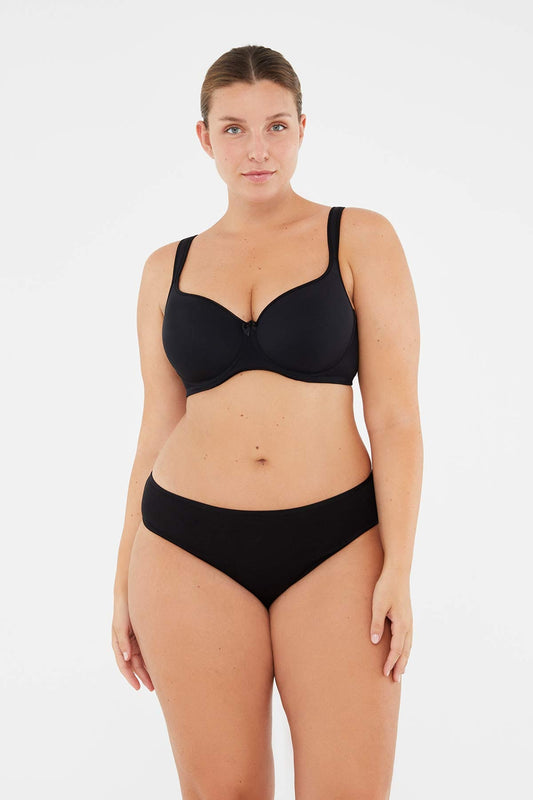 Siyah Angel Toparlayıcı Dolgusuz Sütyen