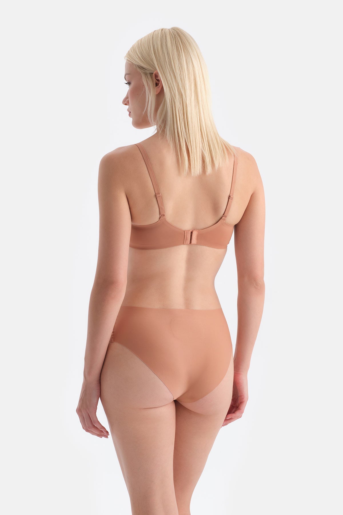 Kahverengi 1137kc Nıtsa Balensiz Dikişsiz Sütyen