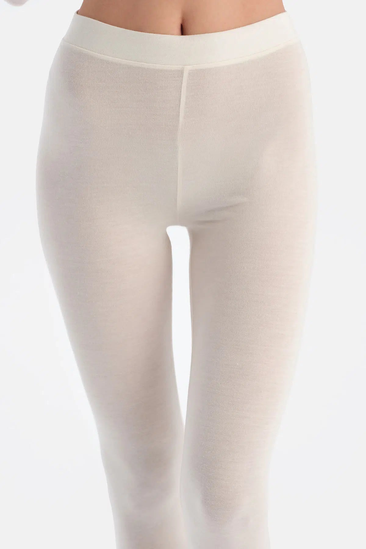 Ekru 5157kc Modal Kaşmir Tayt