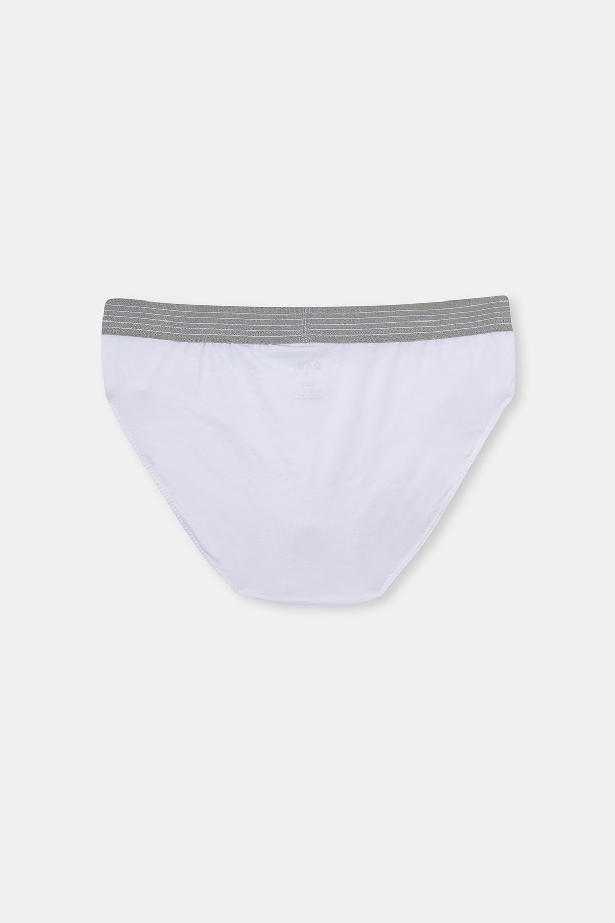 Beyaz Penye Compact Düz Erkek Slip Külot