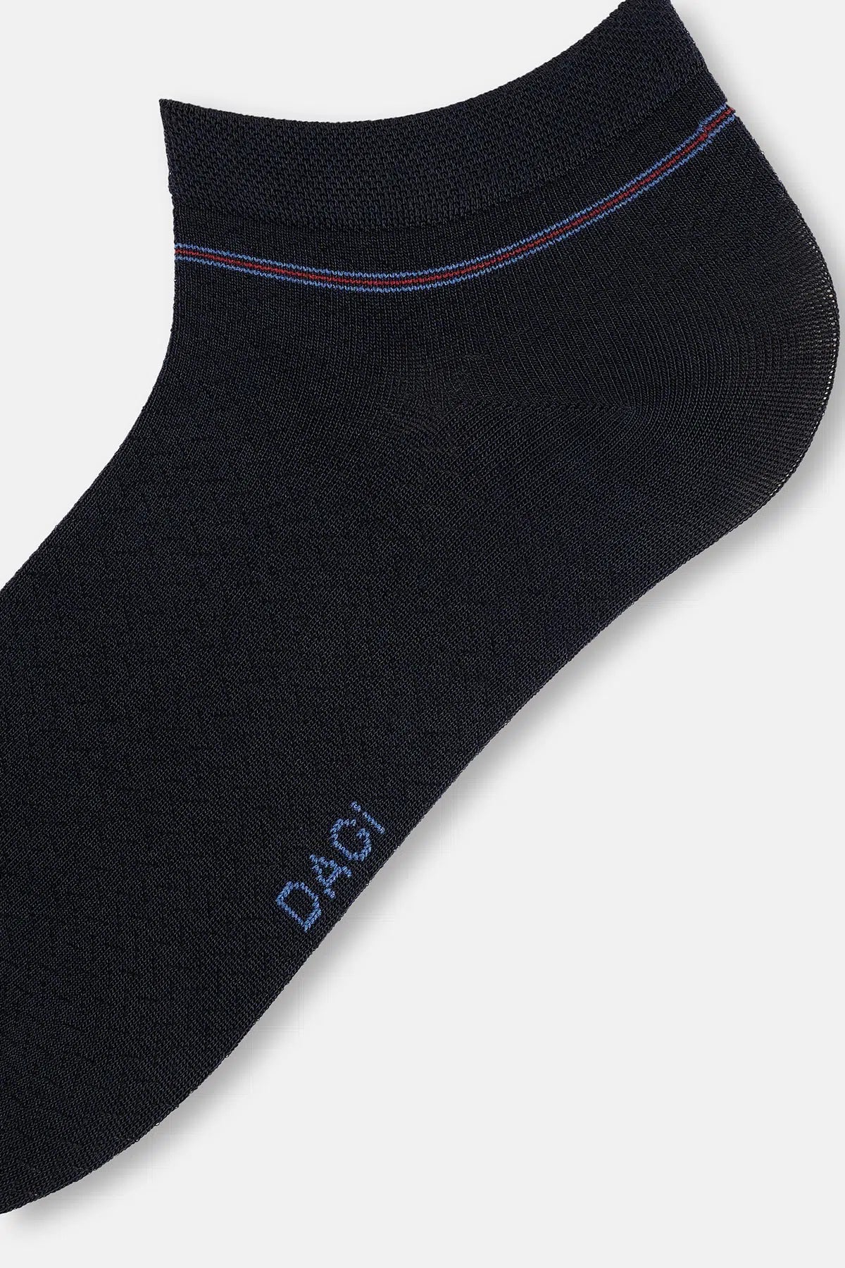 Lacivert-siyah Erkek 2'li Micro Modal Klasik Patik Çorap