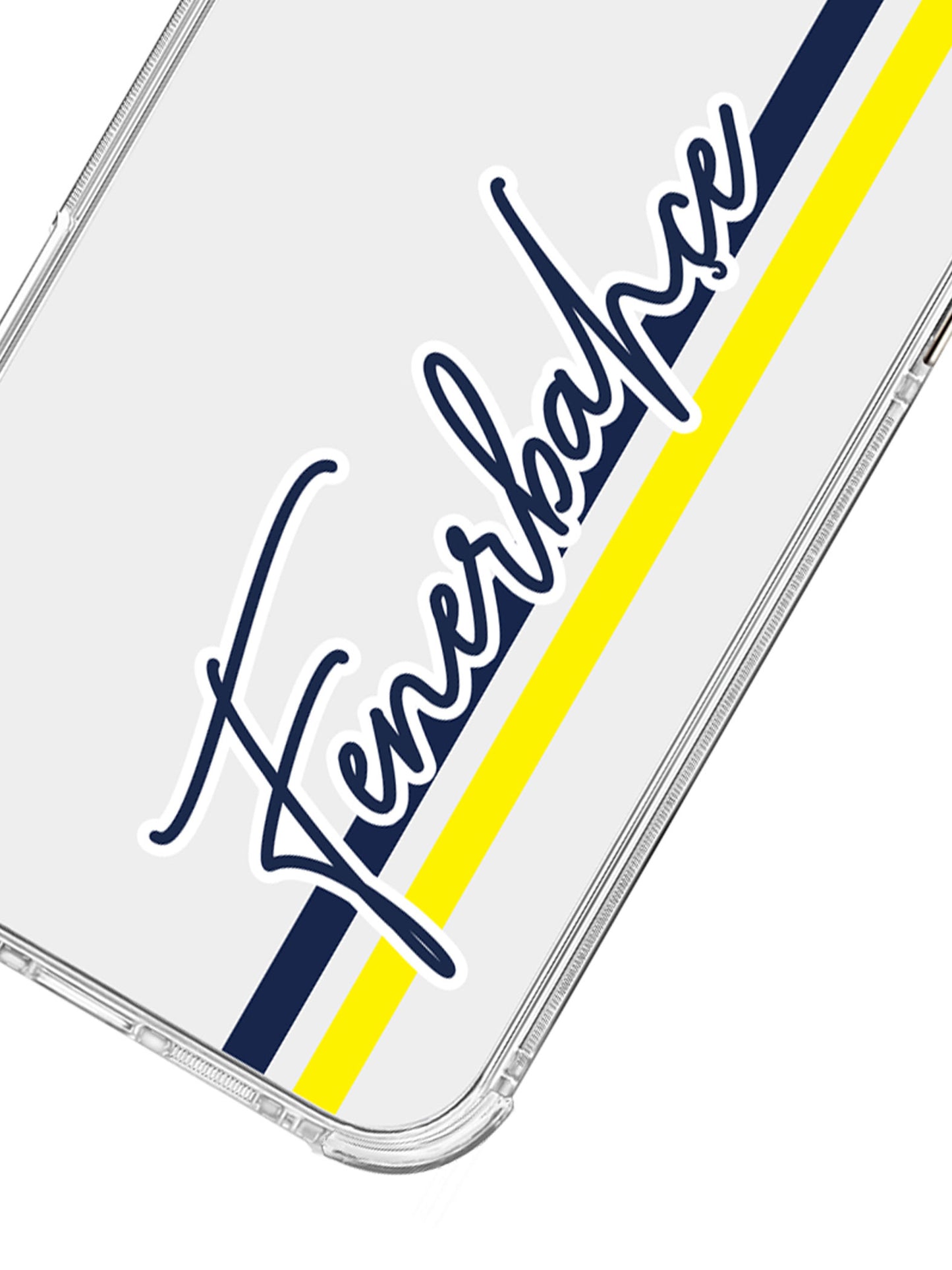 Fenerbahçe El Yazılı Şeffaf Iphone Telefon Kılıfı