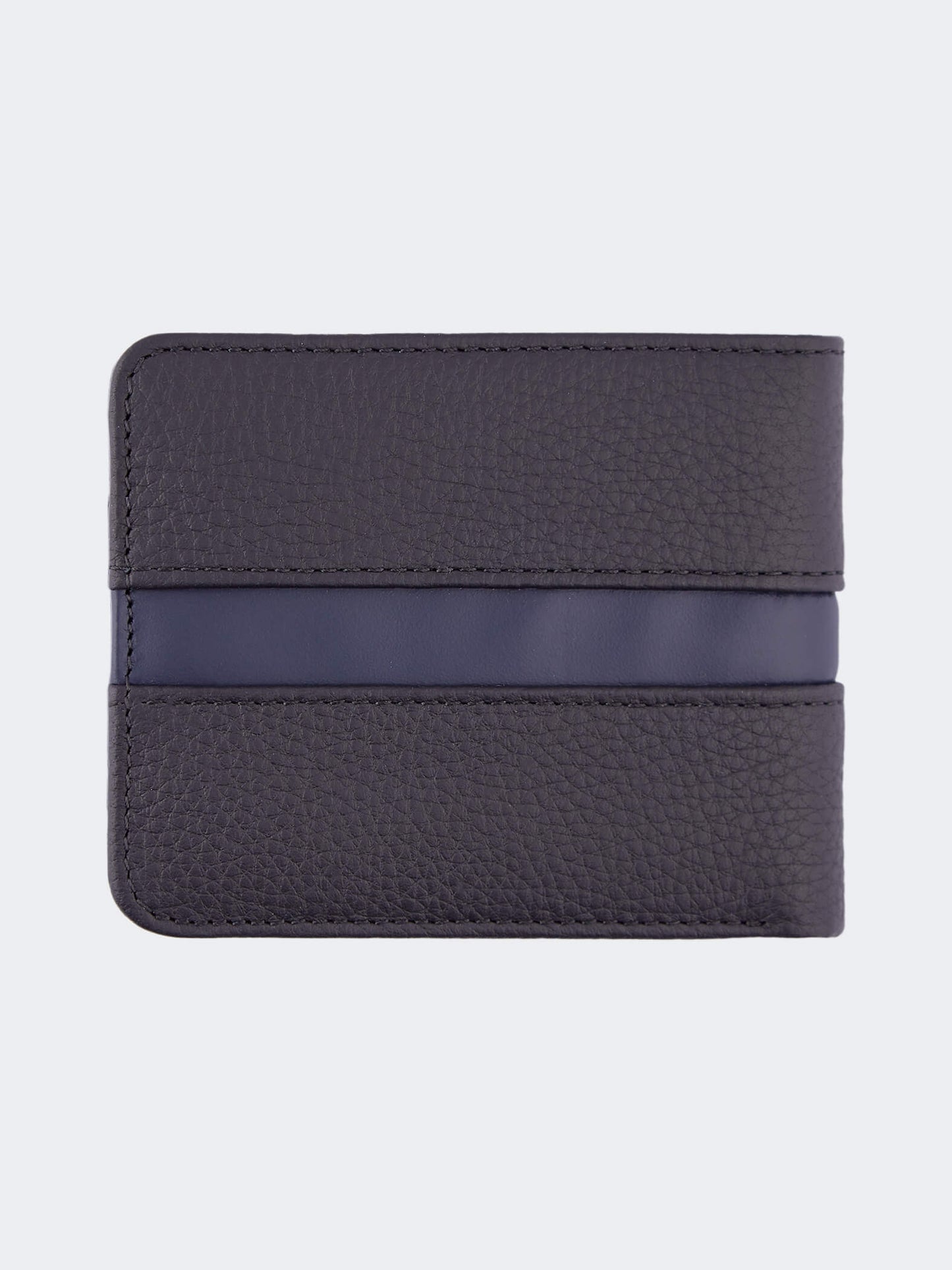 Fenerbahçe Siyah Hakiki Deri Garnili Yatay Cüzdan