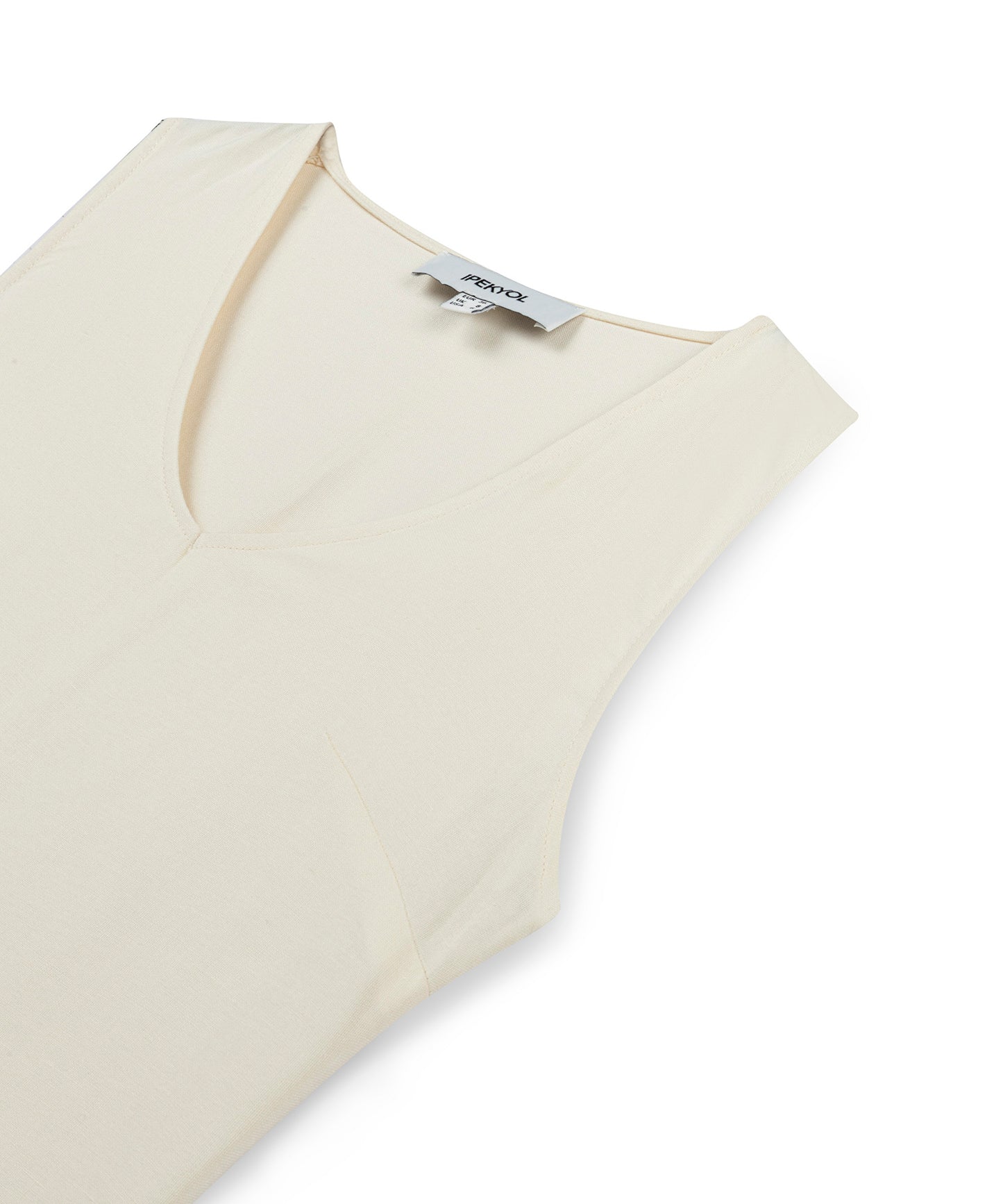 Püskül Şeritli Midi Elbise