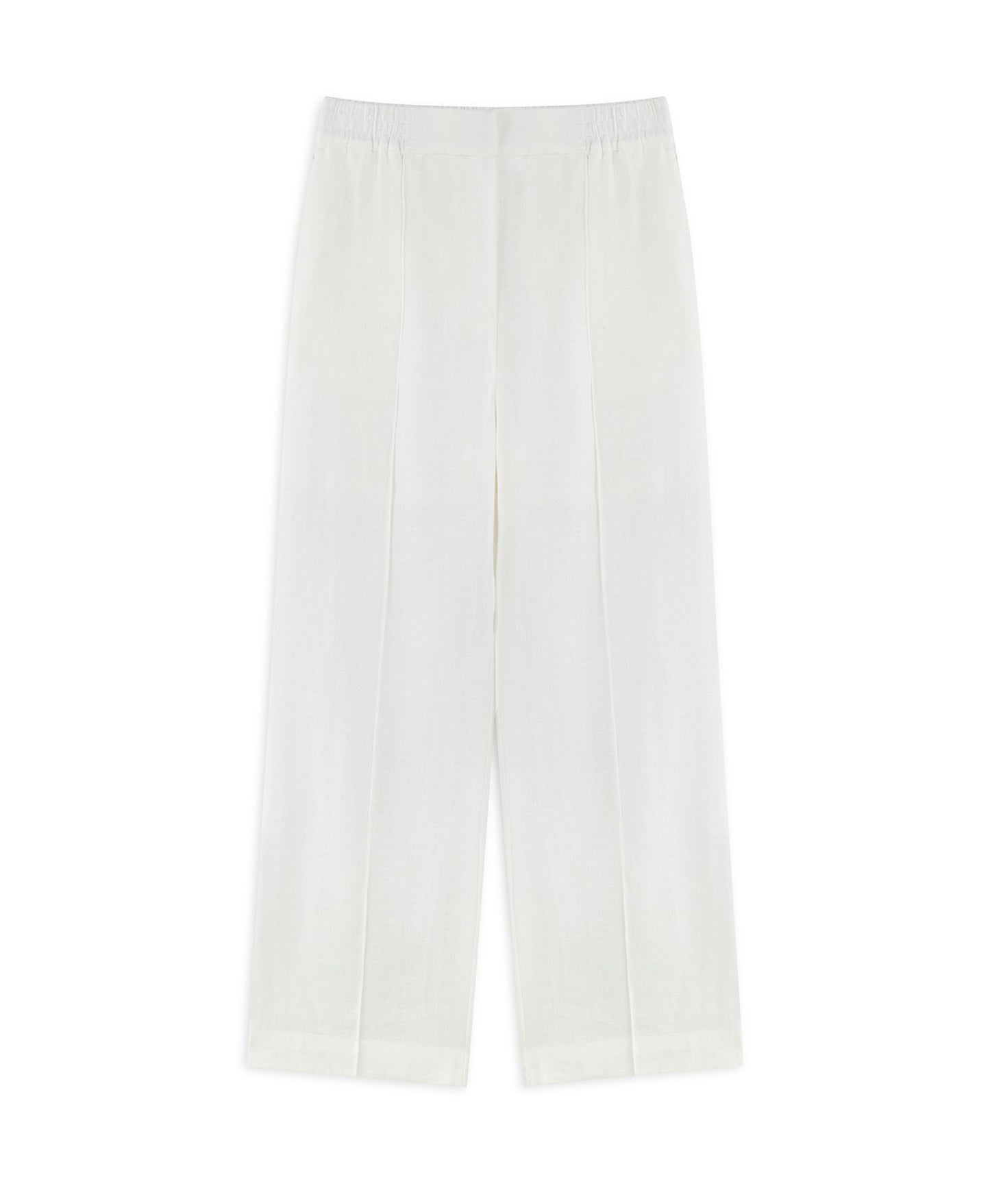 Straight Fit Keten Pantolon