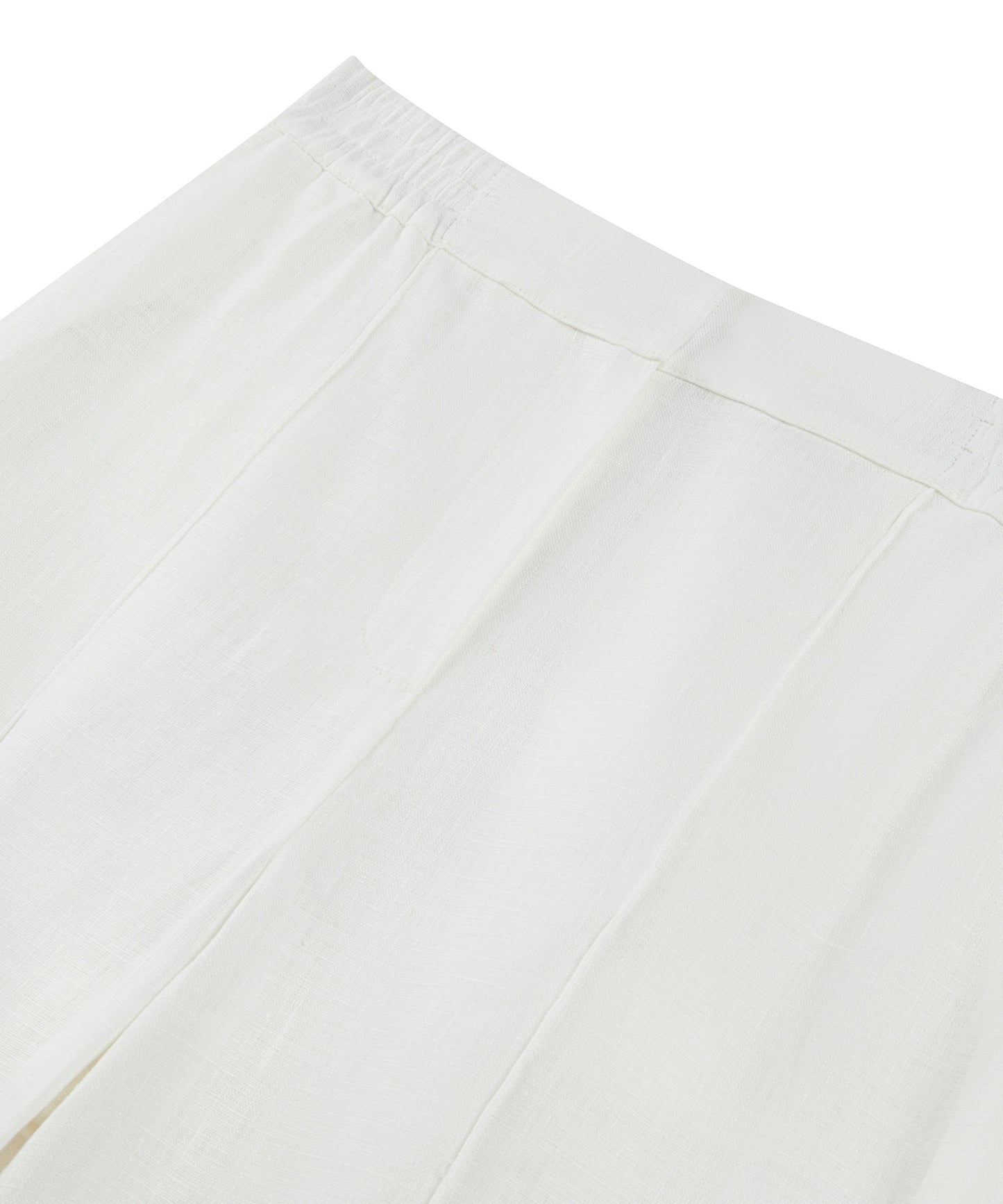 Straight Fit Keten Pantolon