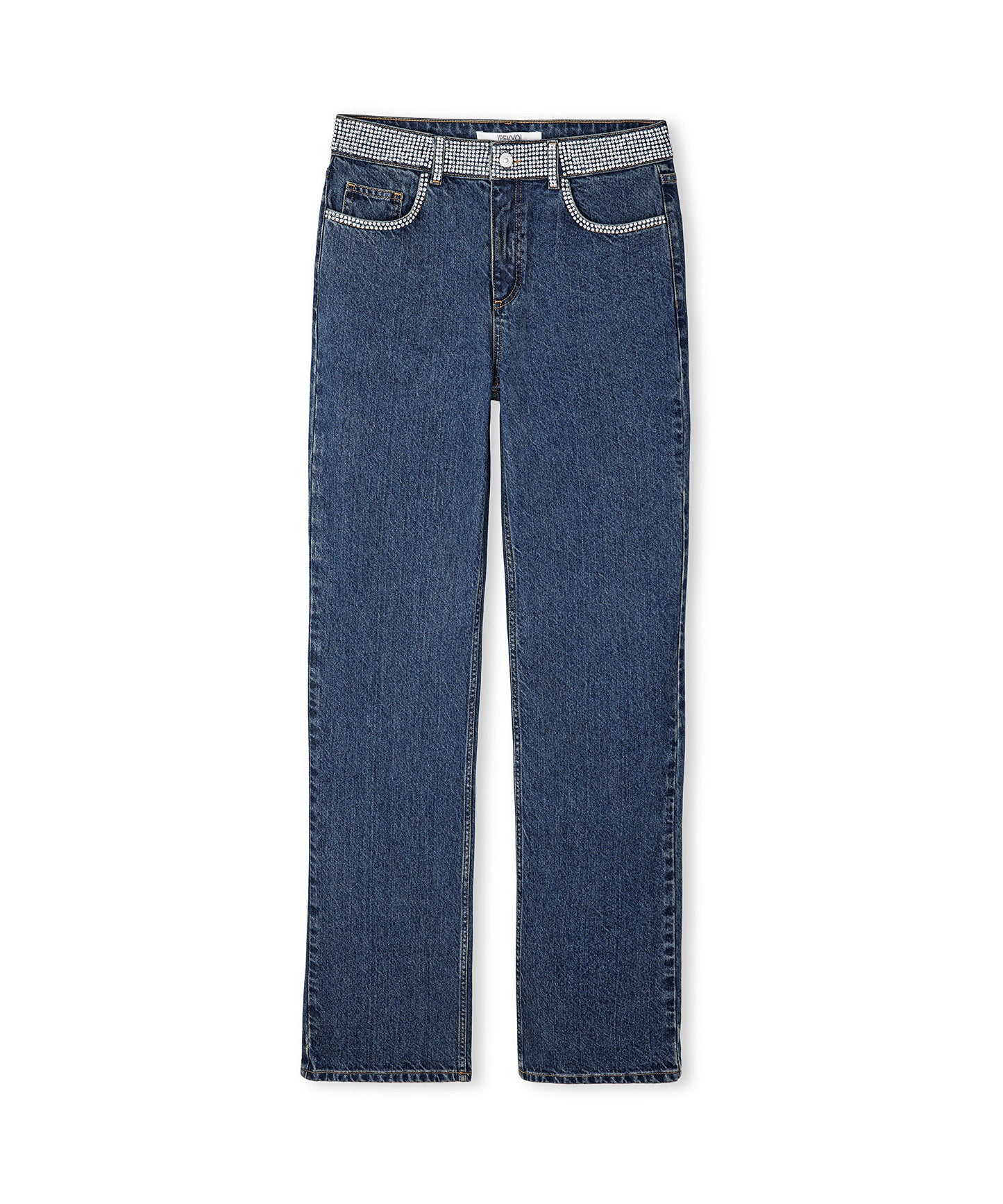 Hotfix Baskılı Jean Pantolon