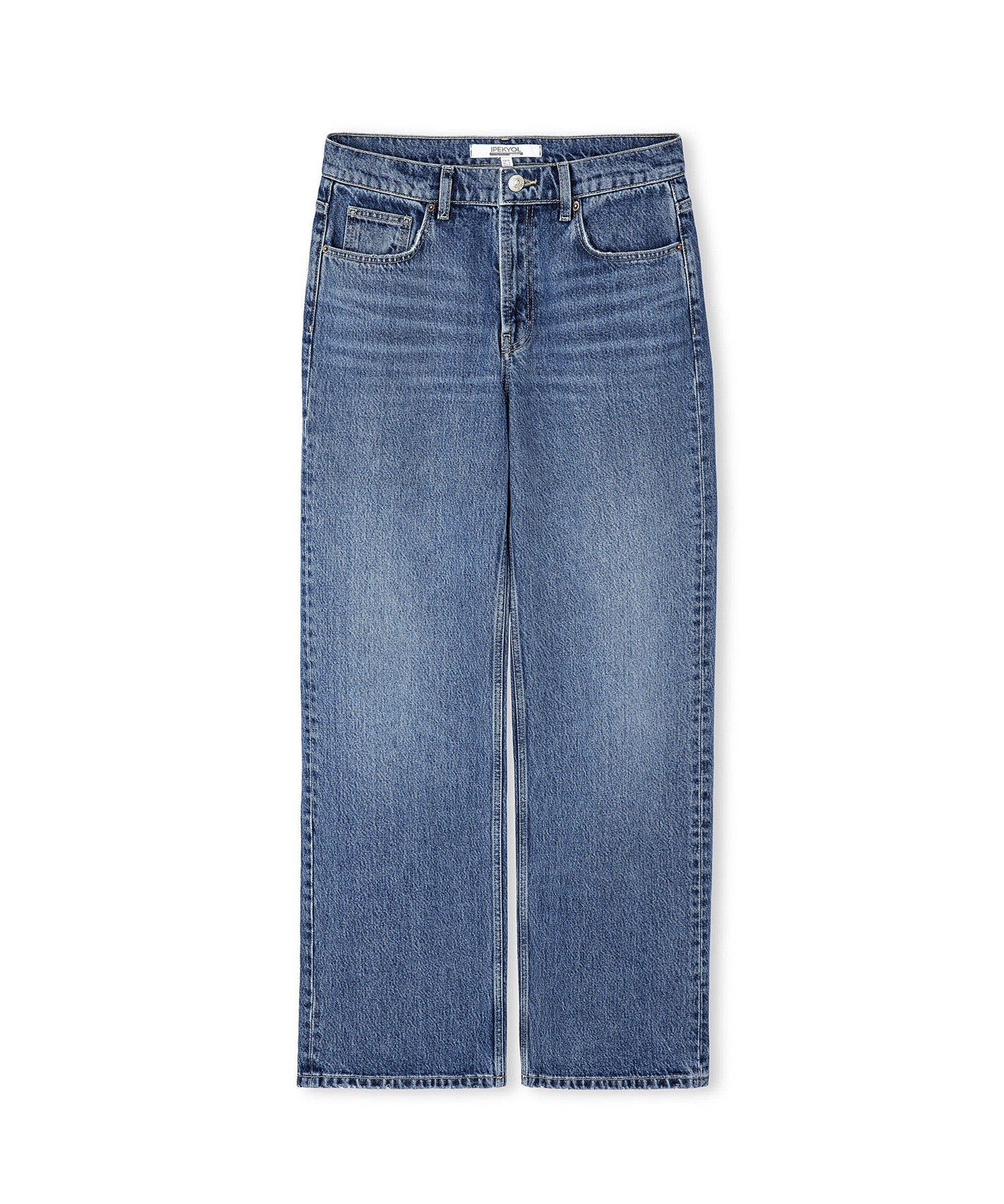 Wide Leg Jean Pantolon
