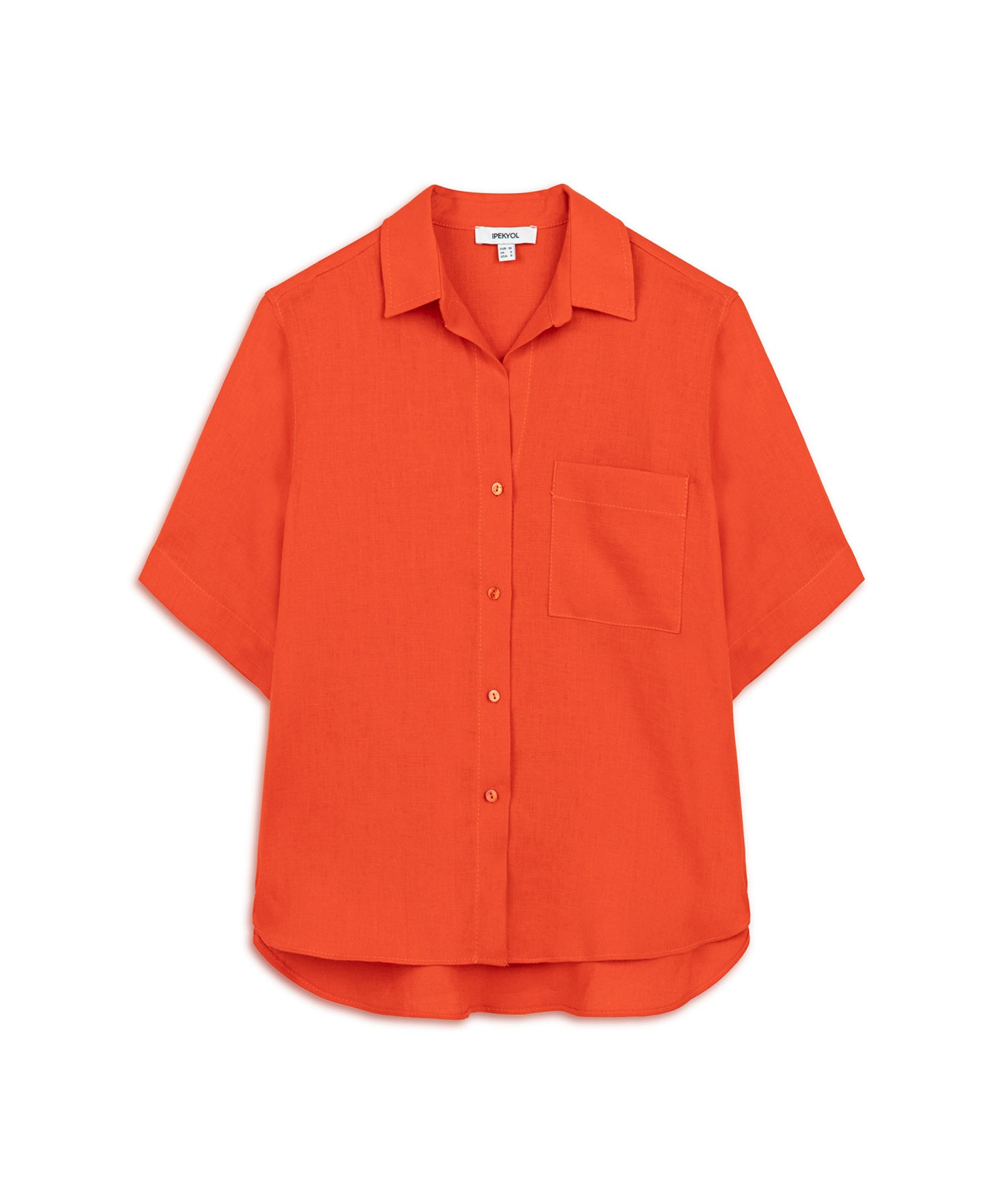 Keten Oversize Gömlek