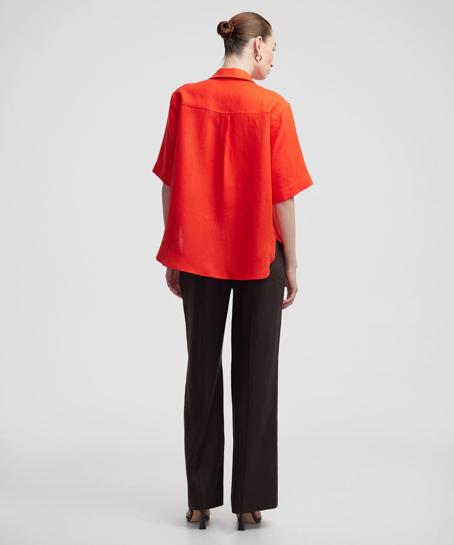 Keten Oversize Gömlek