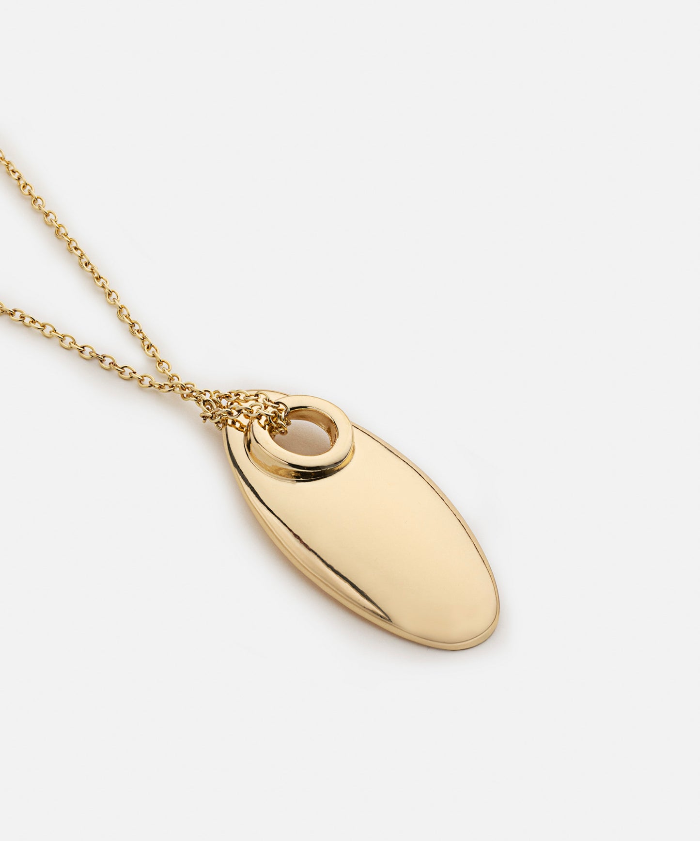 Metal Damla Uçlu Kolye