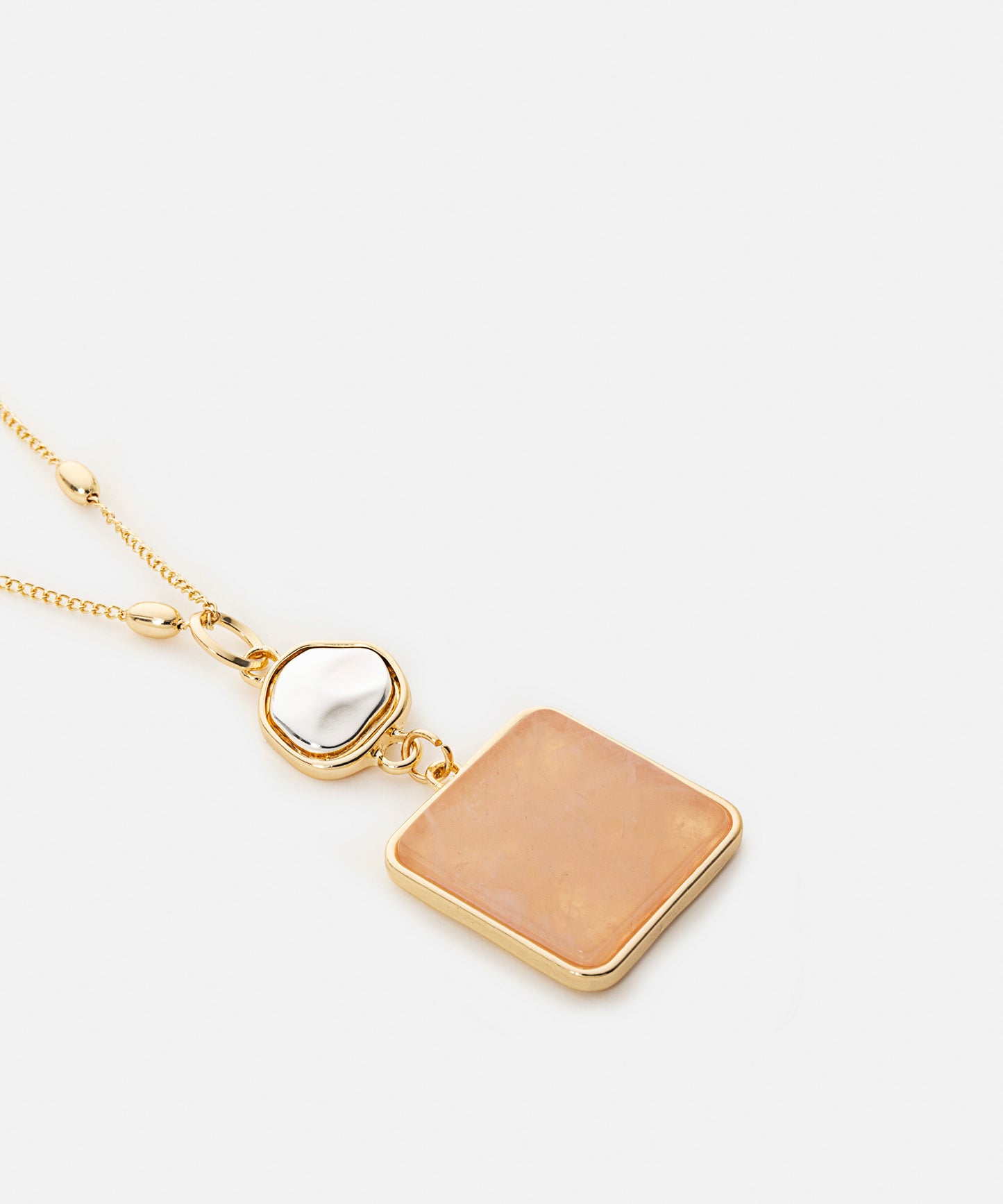 Kontrast Taşlı Kolye