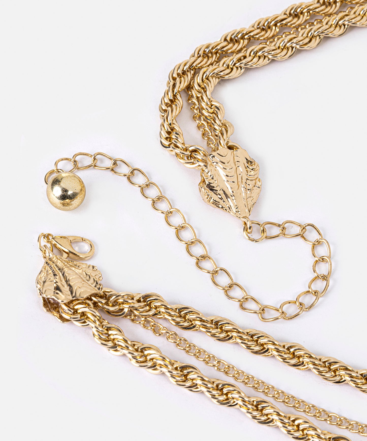 Sallantılı Metal Zincir Kemer