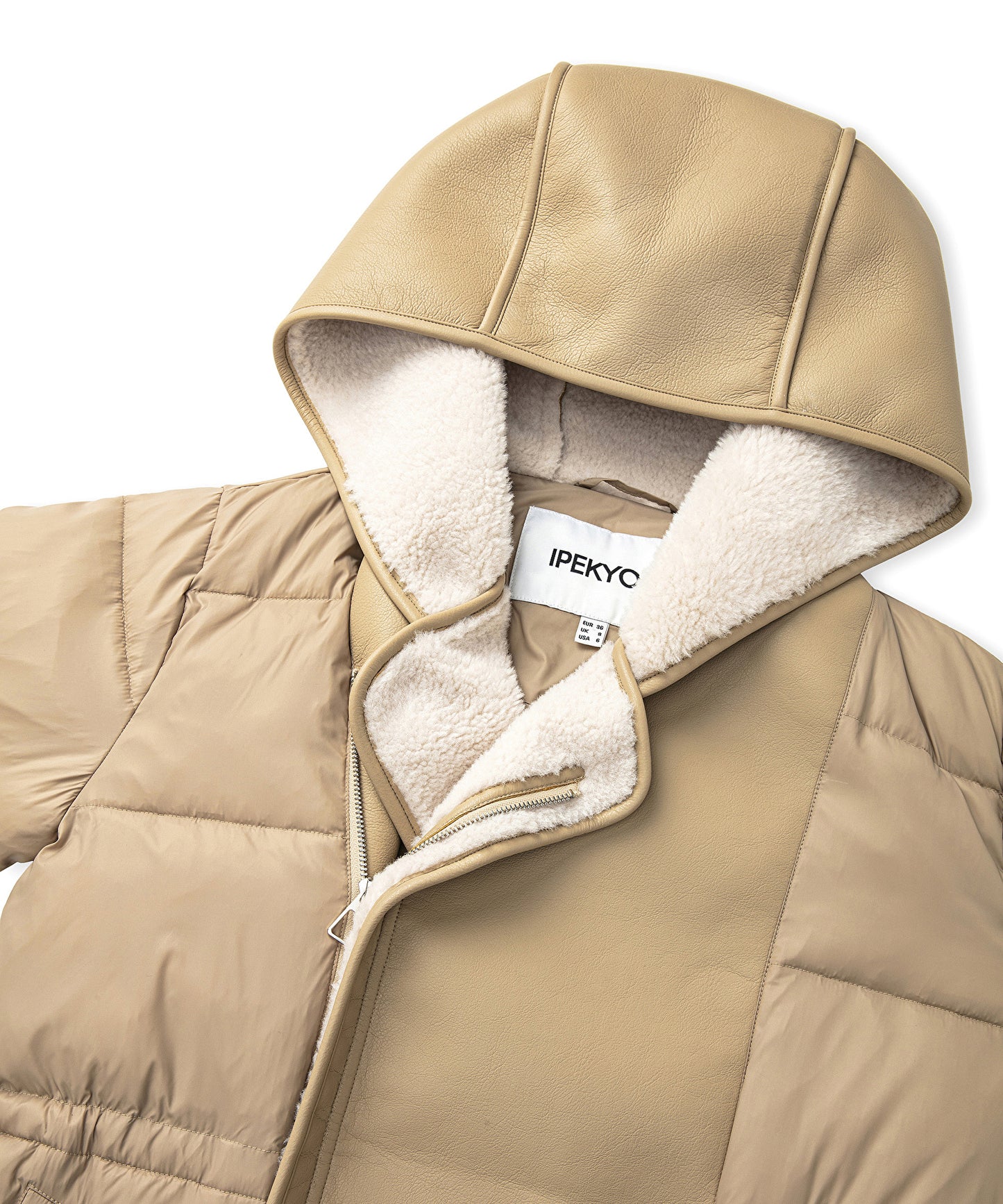 Colorblock Şişme Mont