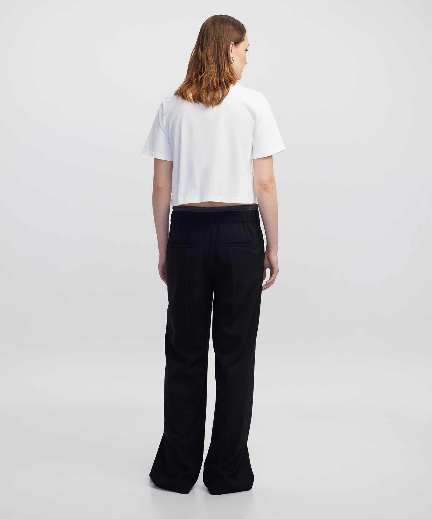 Colorblock Kontrast Bel Pantolon