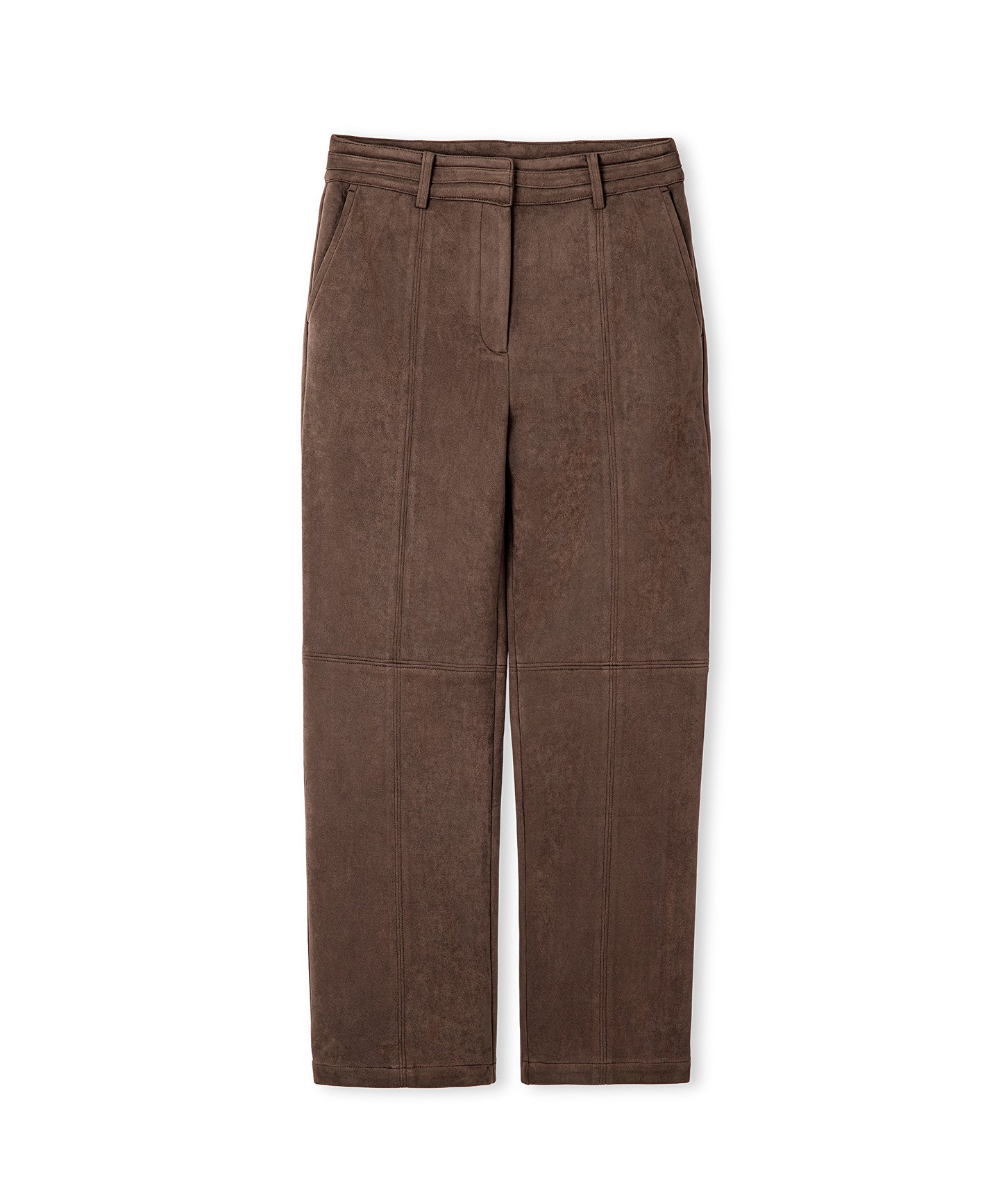 Süet Görünümlü Pantolon