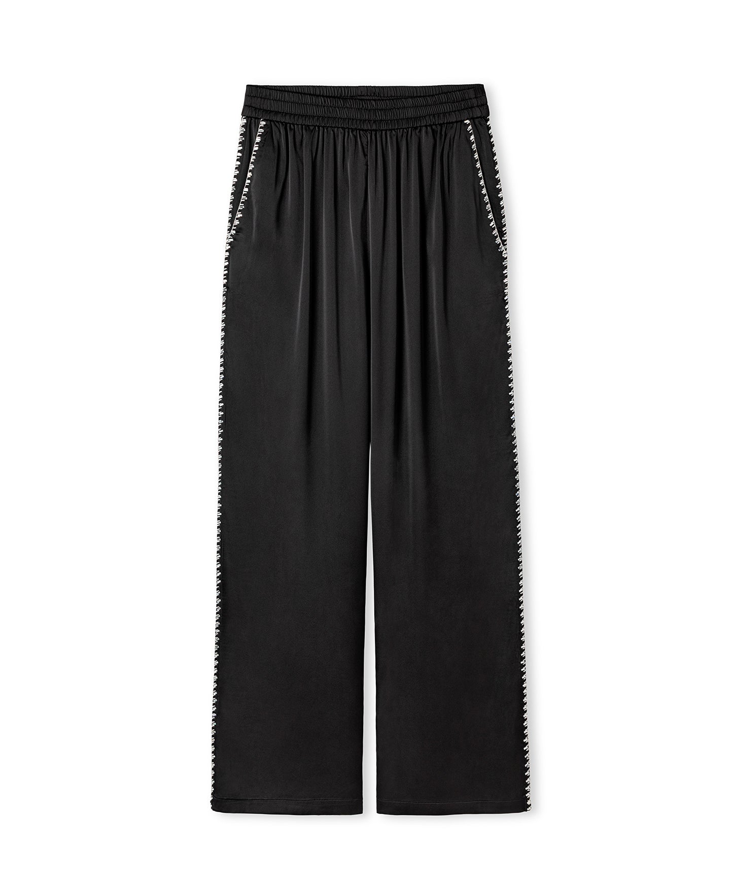 Strass Taş Şeritli Pantolon