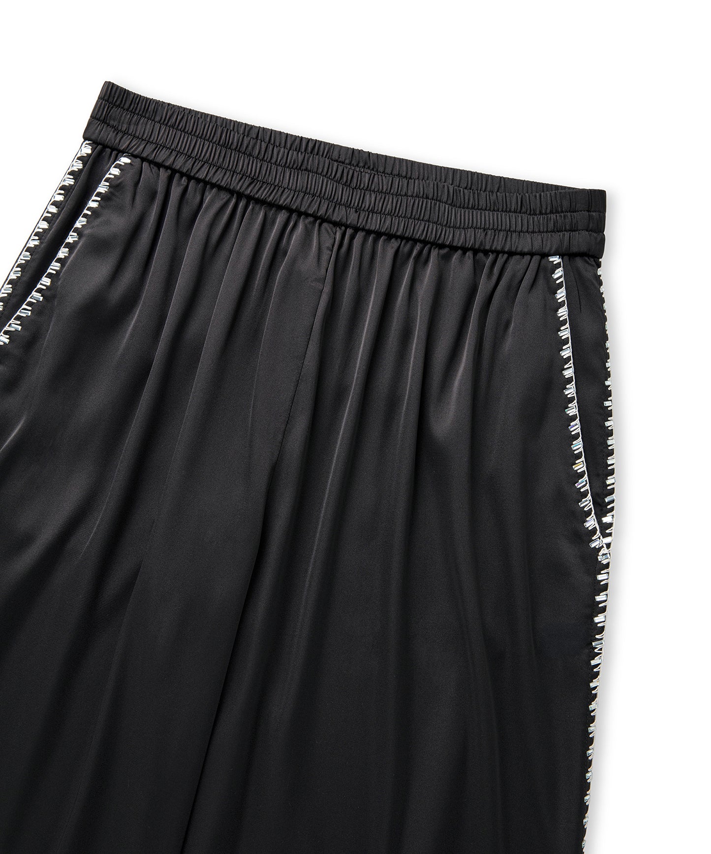 Strass Taş Şeritli Pantolon