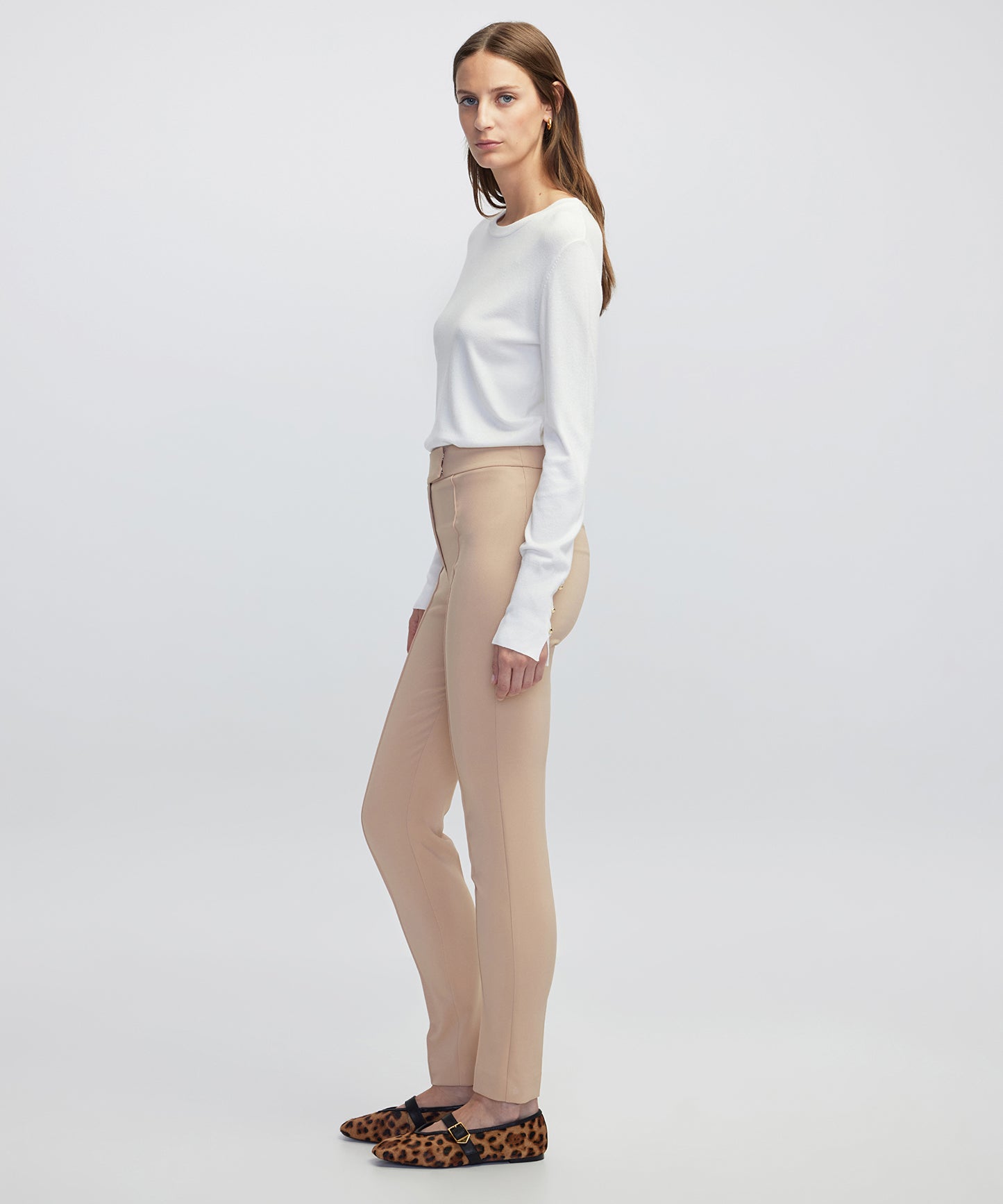 Yüksek Bel Skinny Fit Pantolon