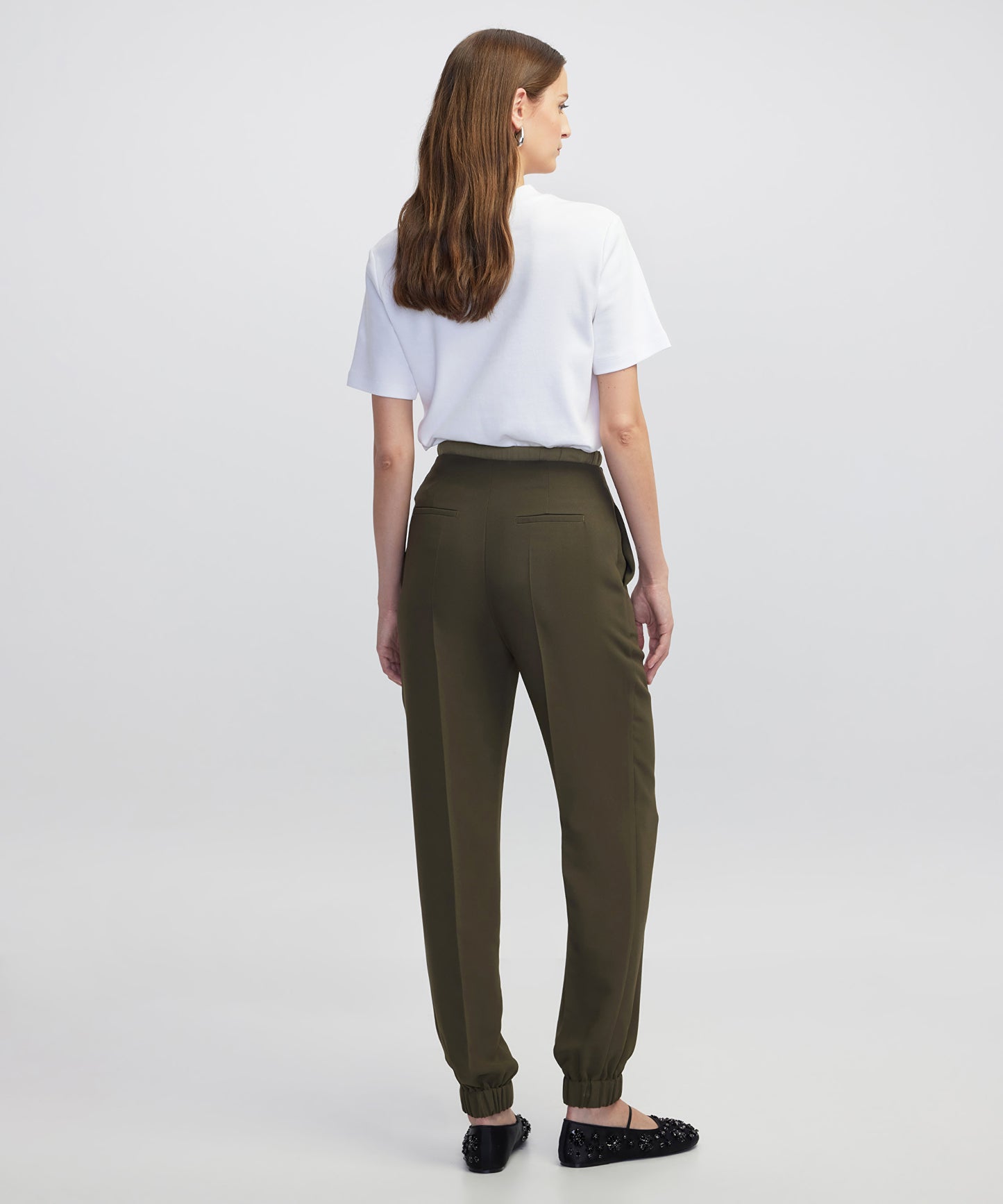 Teknik Kumaş Mix Jogger Pantolon