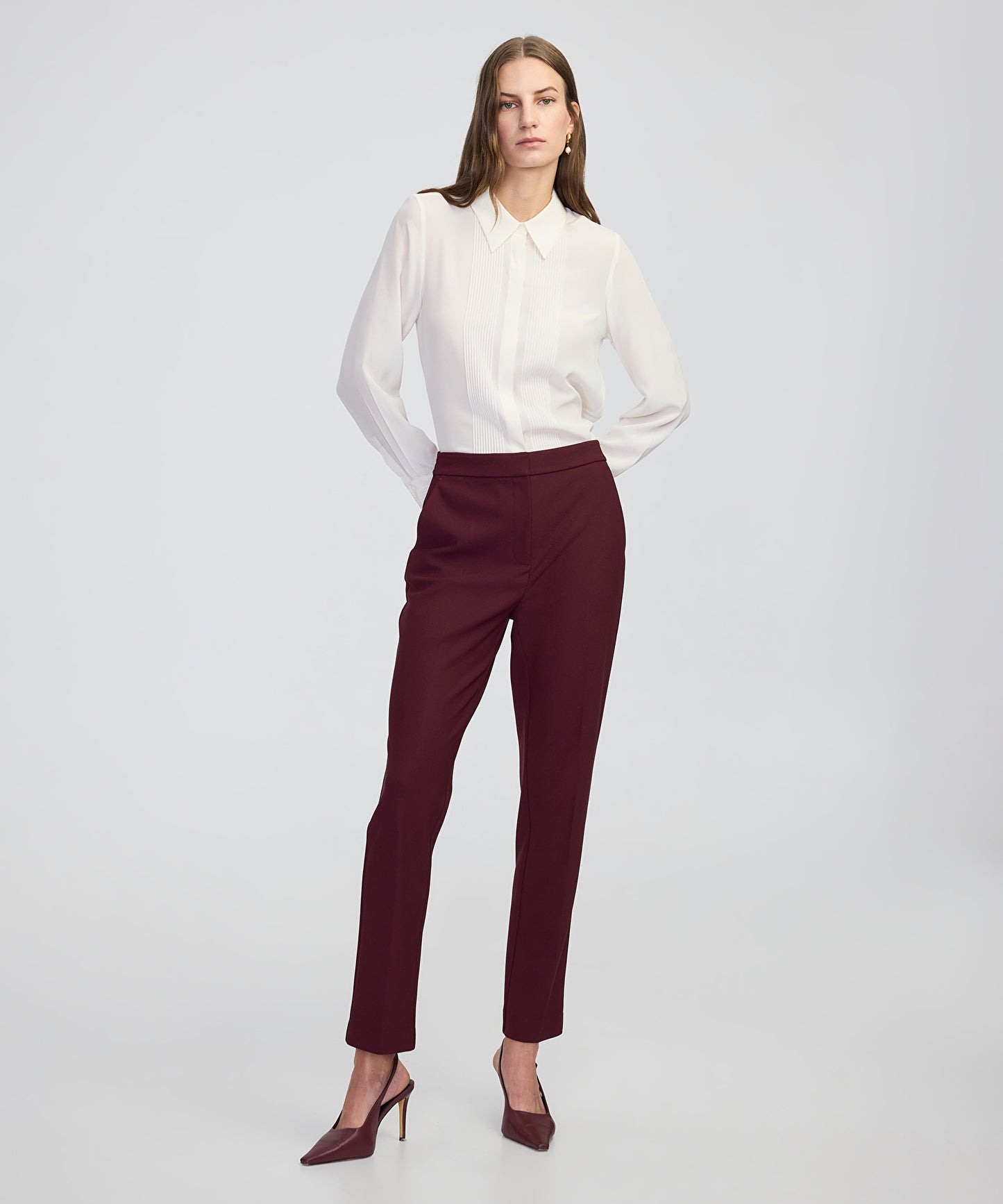 Elastik Bel Cigarette Fit Pantolon