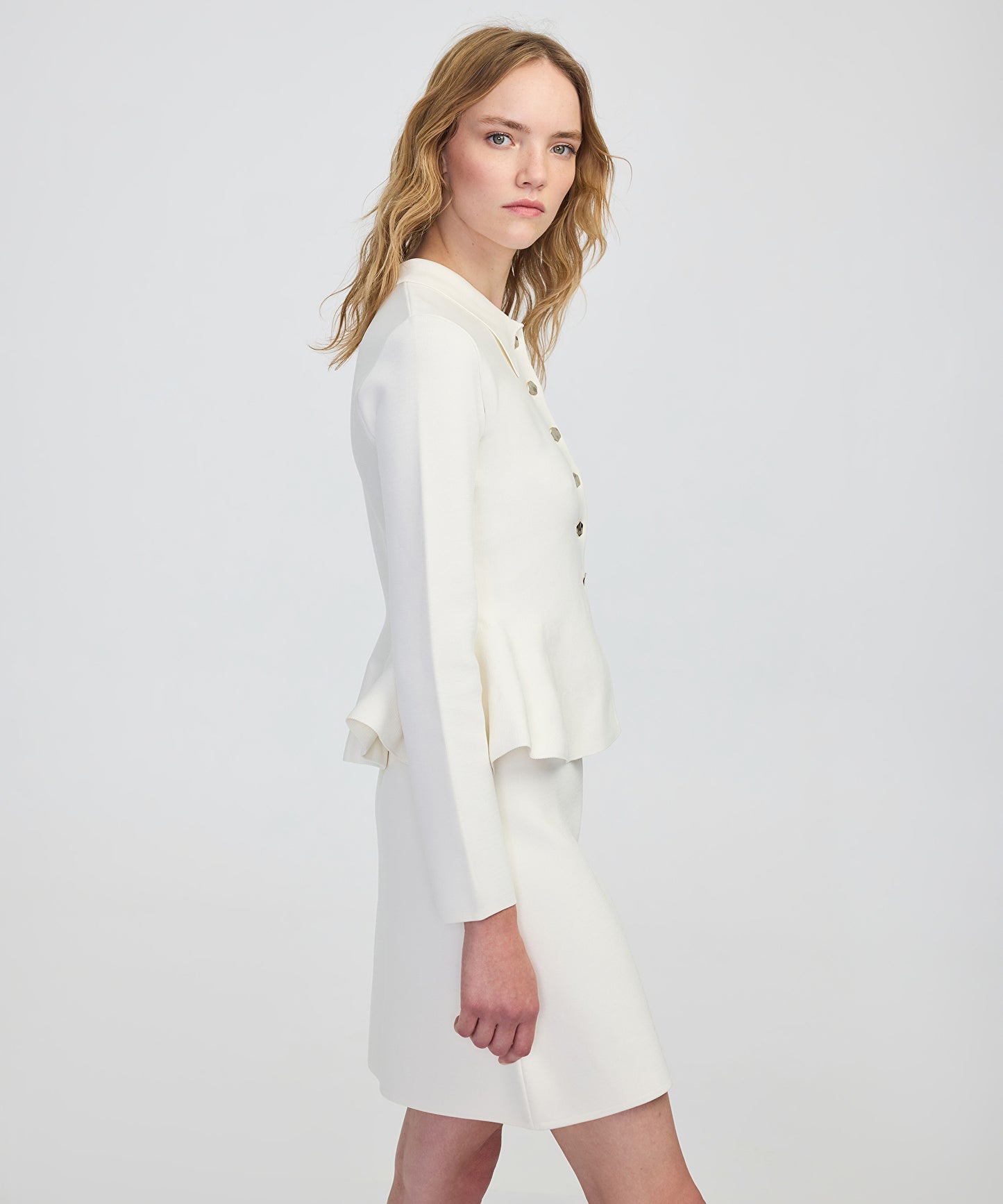 Peplum Triko Ceket