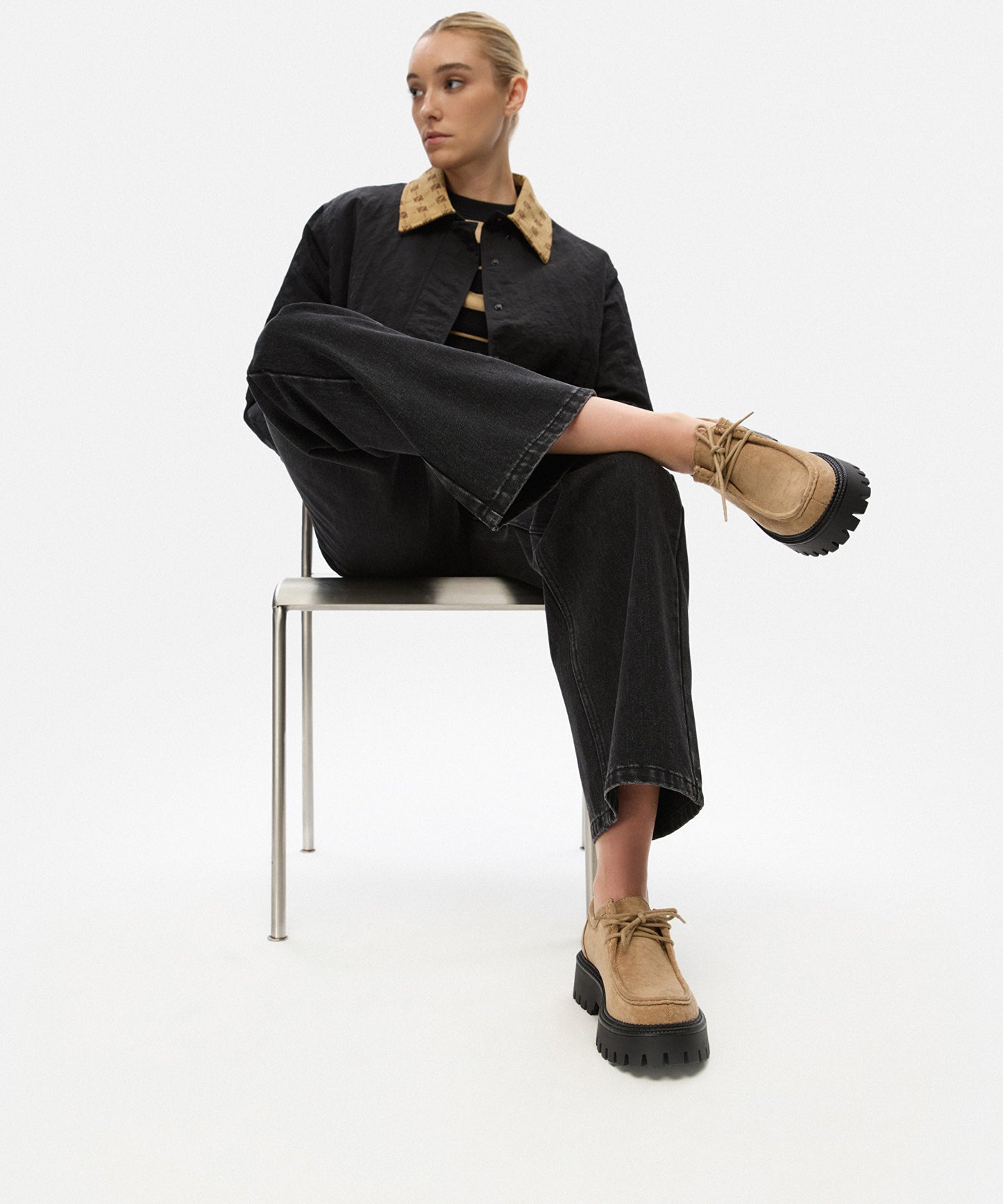 Colorblock Bağcıklı Ayakkabı