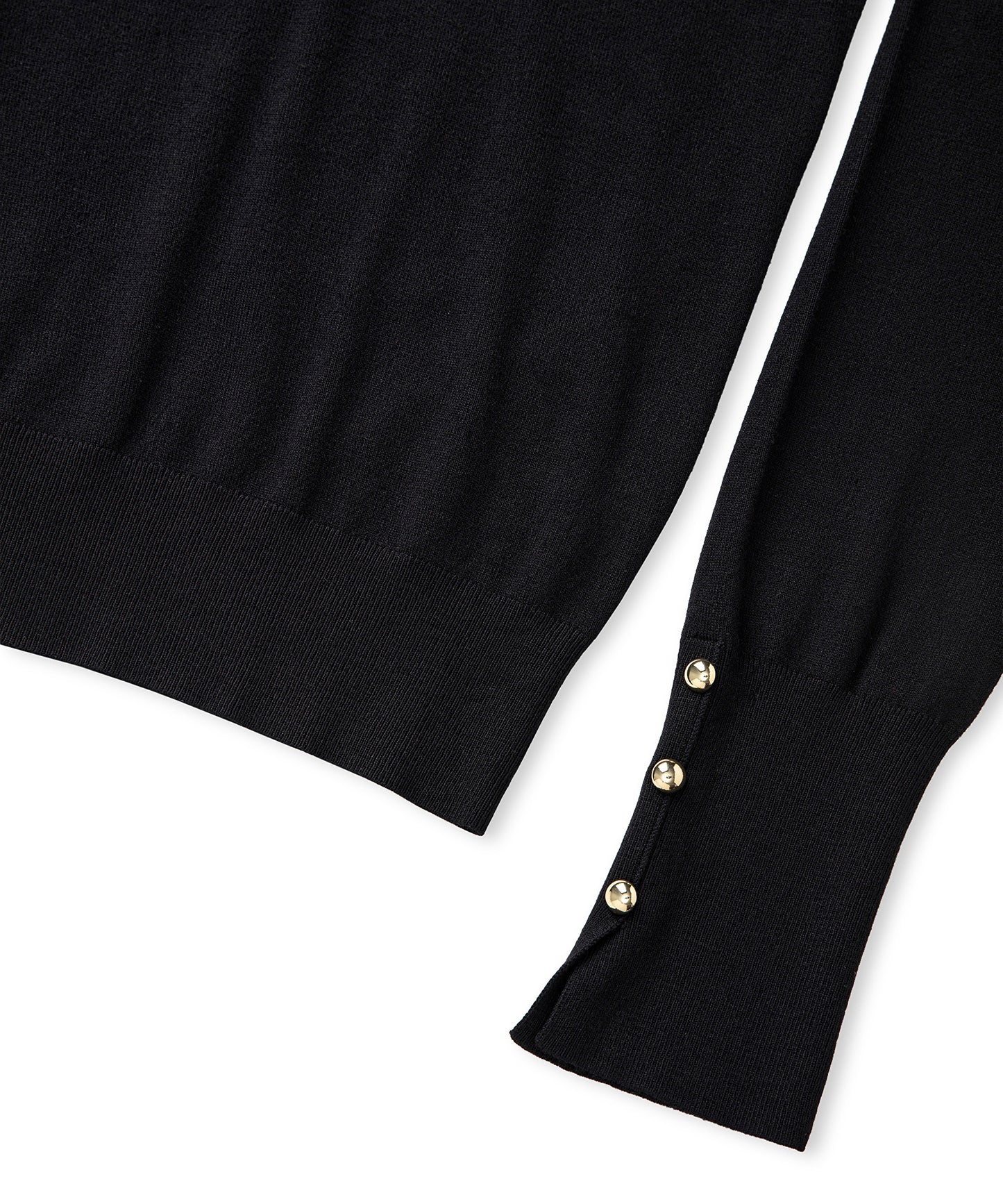 Kontrast Düğmeli Triko