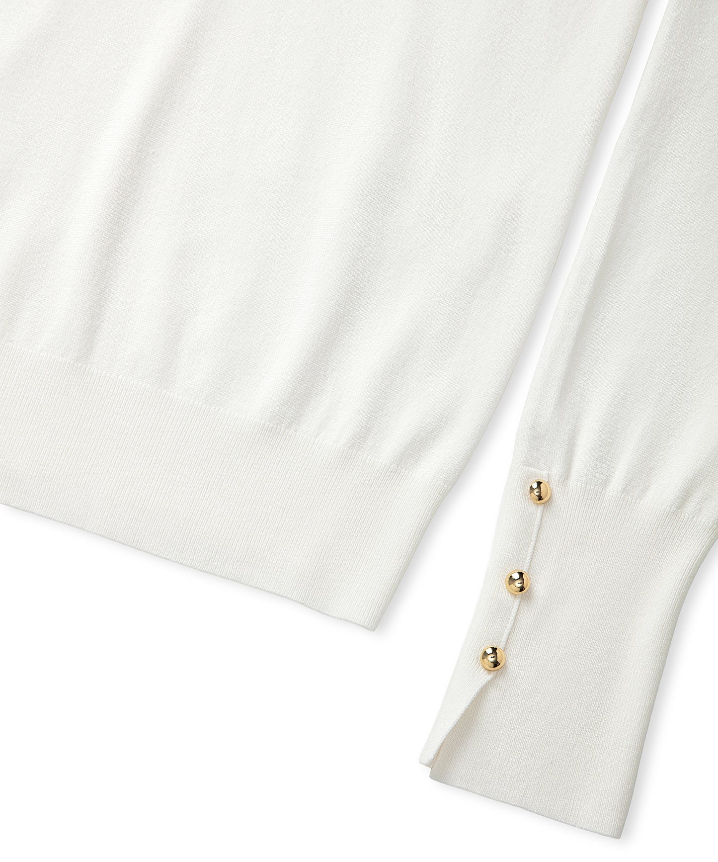 Kontrast Düğmeli Triko