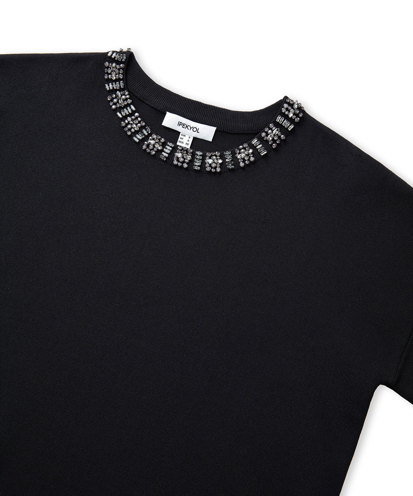Strass Taş Aksesuarlı Oversize Triko
