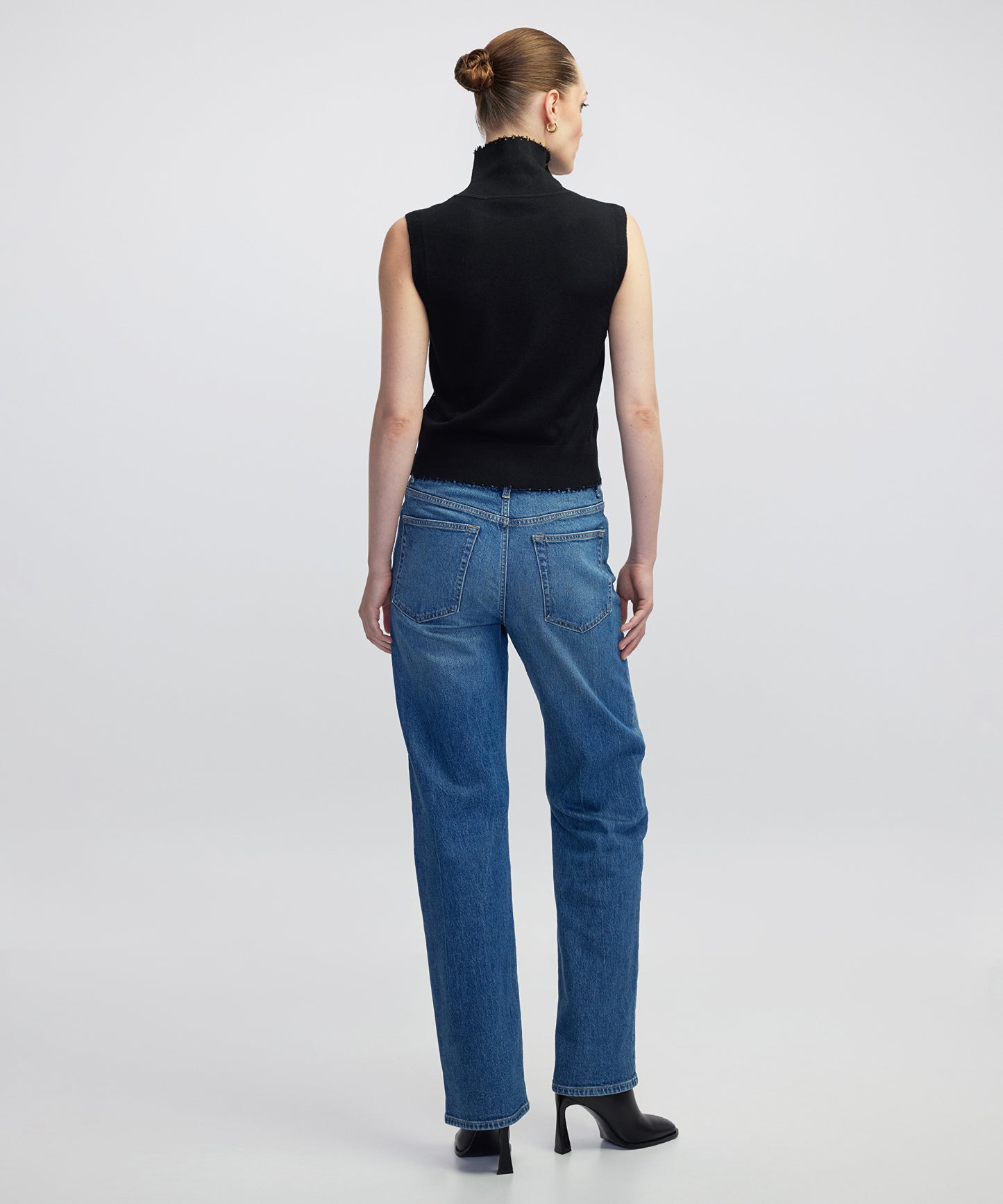 Balıkçı Yaka Hotfix Baskılı Triko