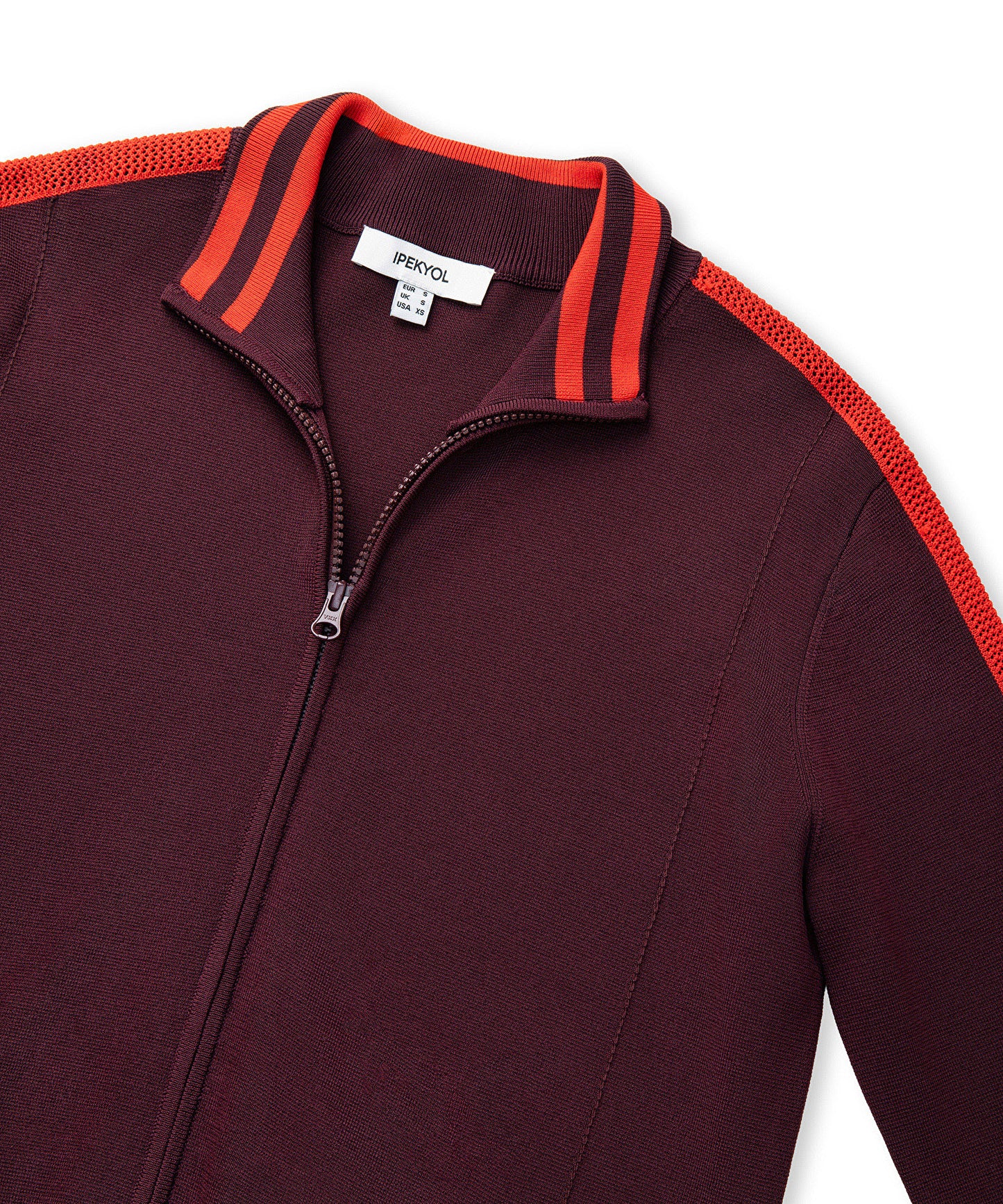 Colorblock Fermuarlı Triko