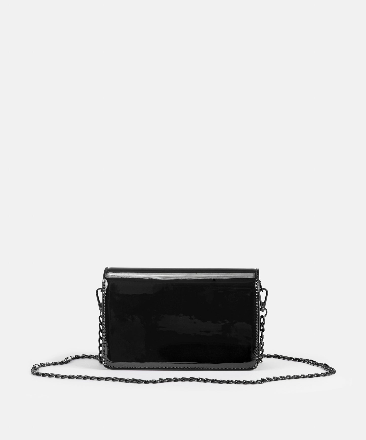 Monogram Tokalı Parlak Yüzeyli Çanta