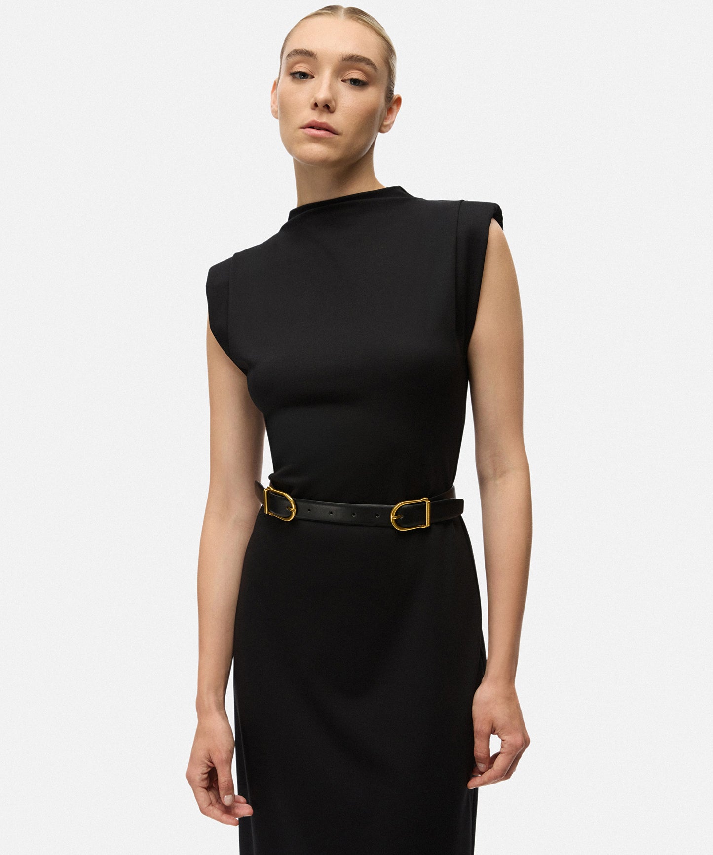 Çift Metal Tokalı Kemer