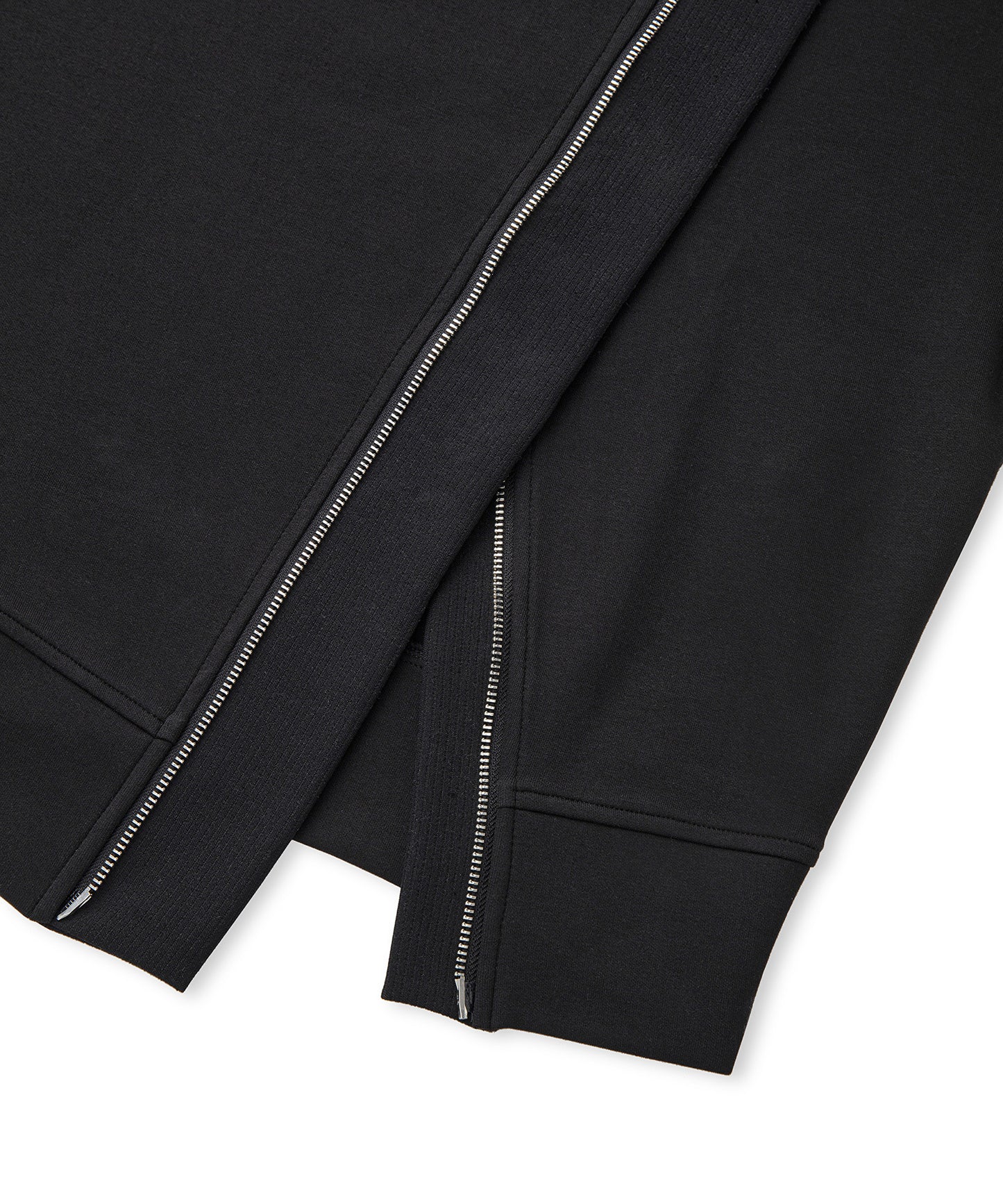 Asimetrik Fermuarlı Sweatshirt