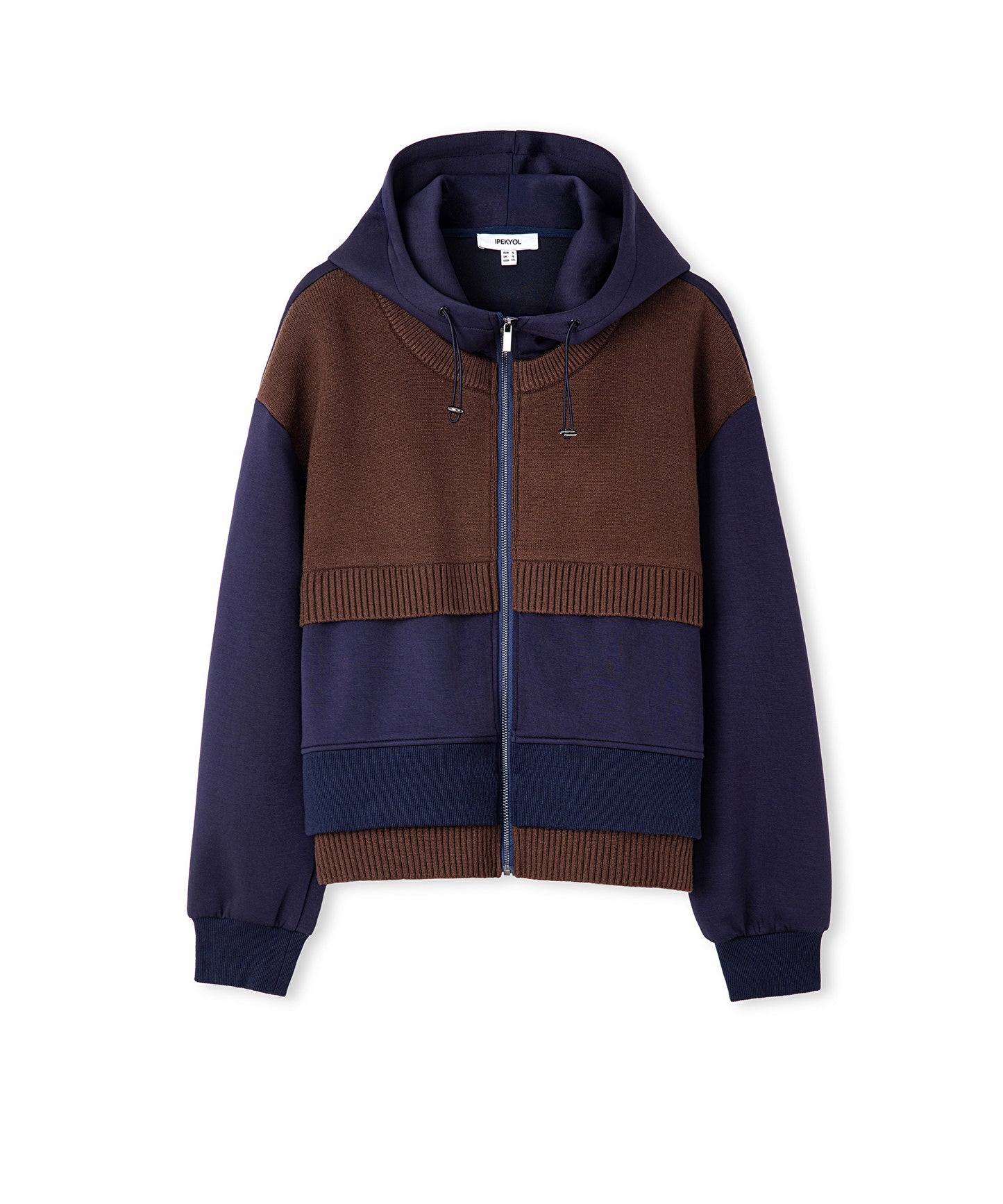 Triko Mix Kapüşonlu Sweatshirt
