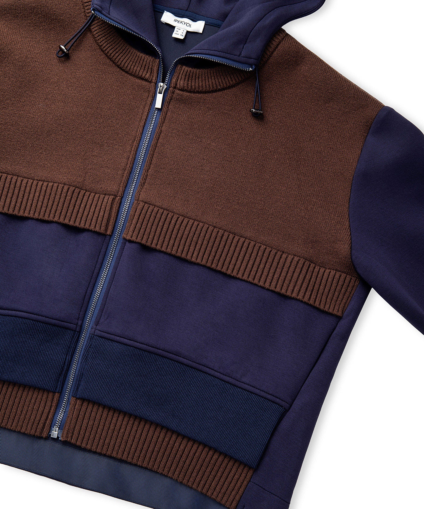 Triko Mix Kapüşonlu Sweatshirt