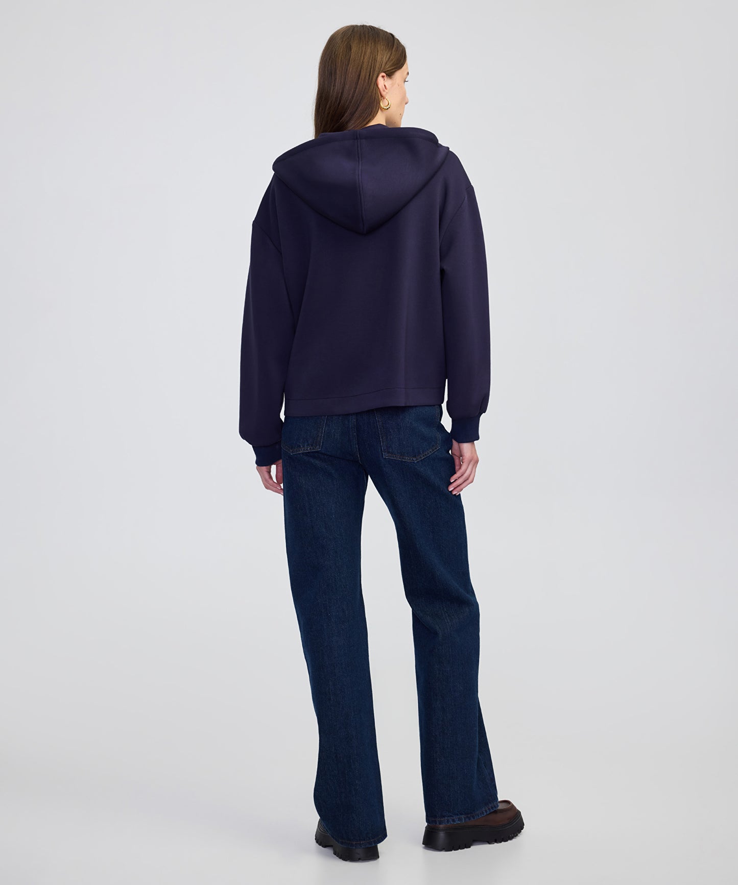 Triko Mix Kapüşonlu Sweatshirt