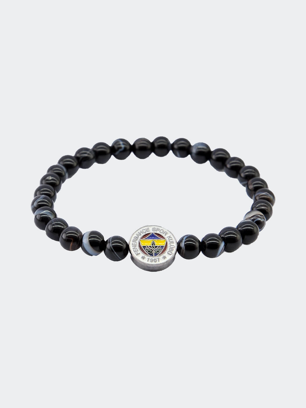 Fenerbahçe Akik Doğaltaş Bileklik 6mm