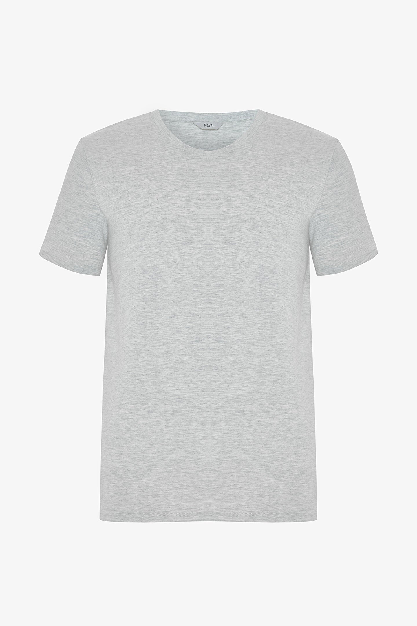 Erkek Regular Gri Melanj Tişört