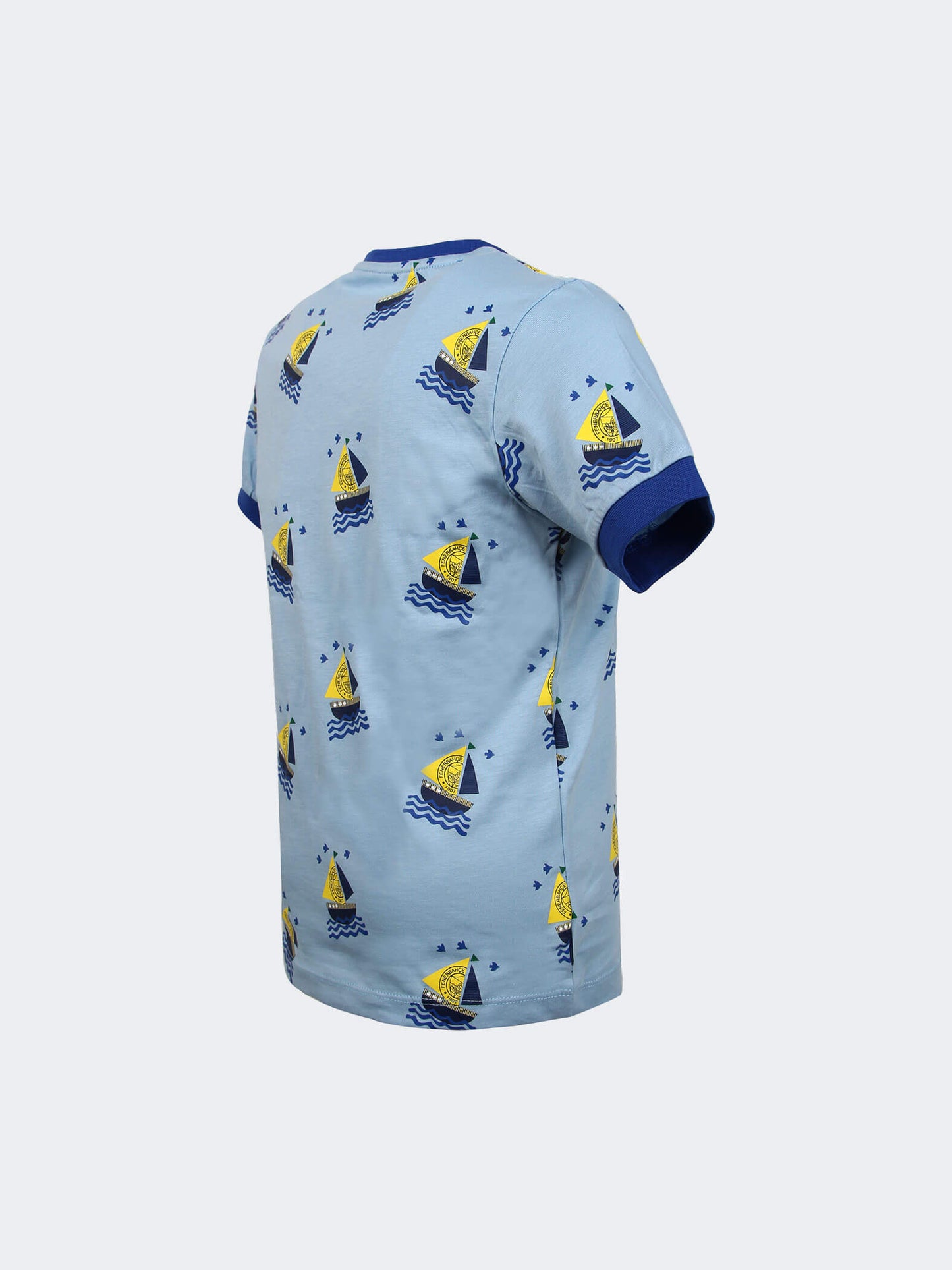Çocuk Mavi Tribün Yelkenli Tshirt